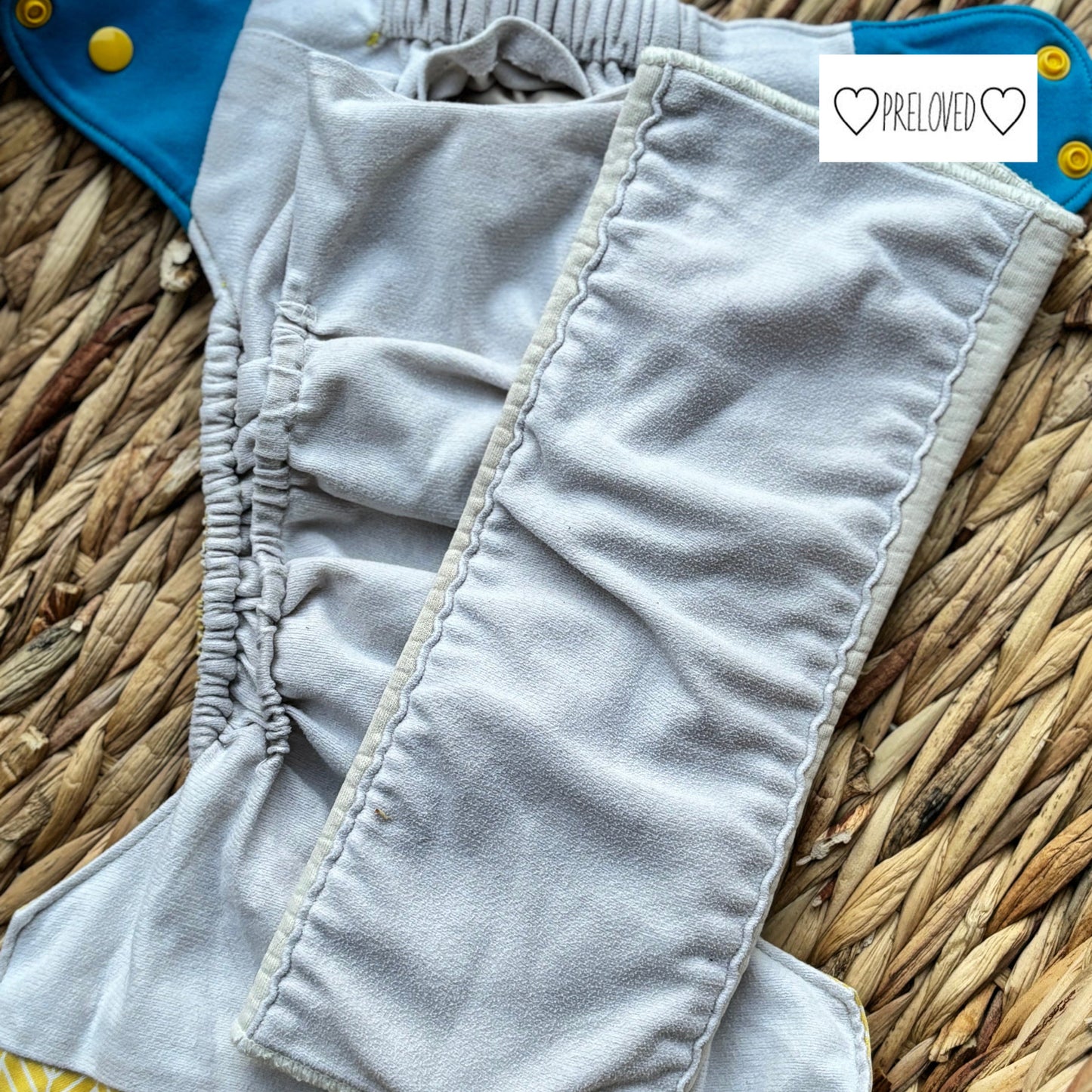 Little Lovebum Popper Pocket Nappy (Hemp & Bamboo Insert)-Pocket Nappy-Little Love Bum-Evergreen-The Nappy Market