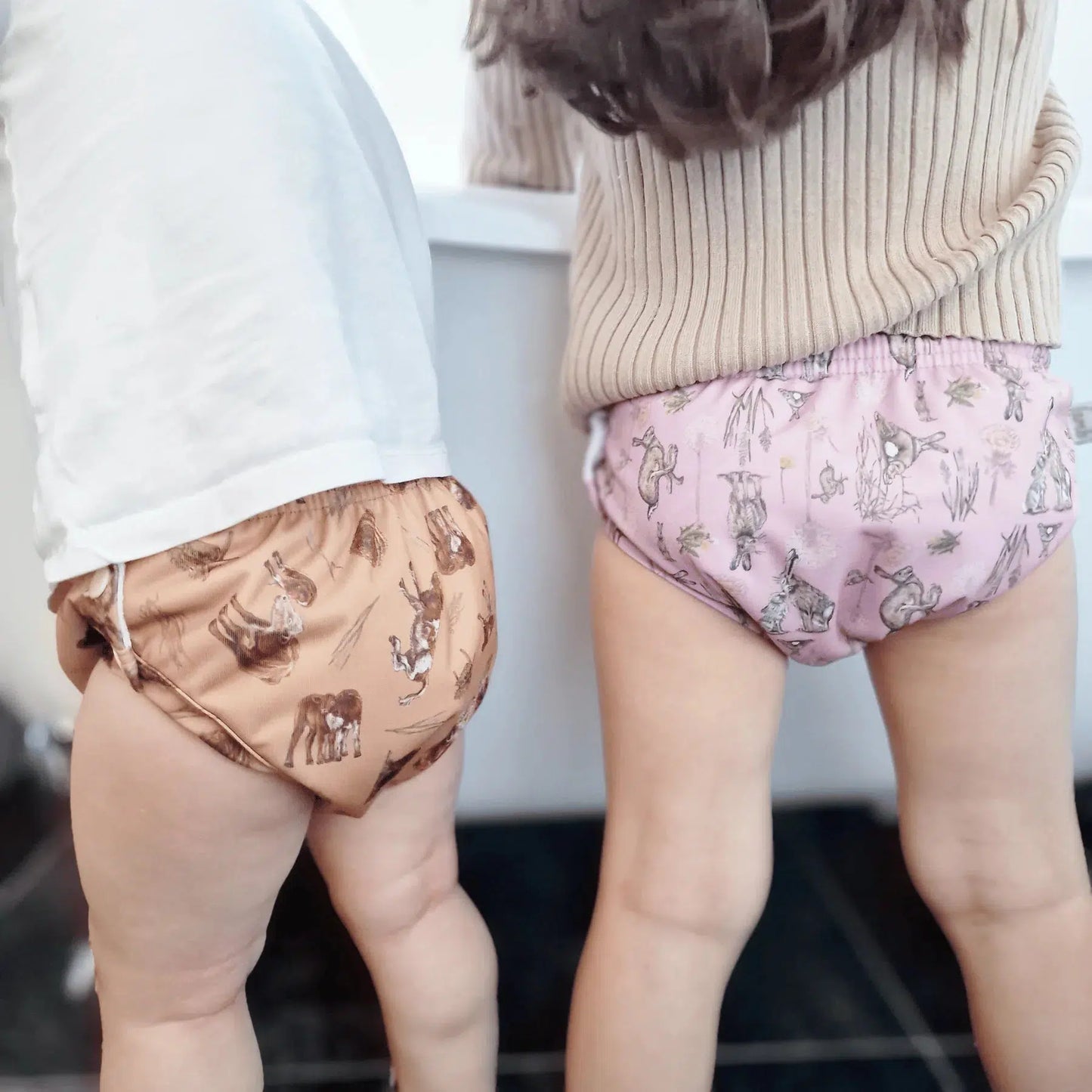 Little Lamb Reusable Potty Training Pants - Multiple Sizes-Training Pants-Little Lamb-Medium-Truffle Shuffle-The Nappy Market