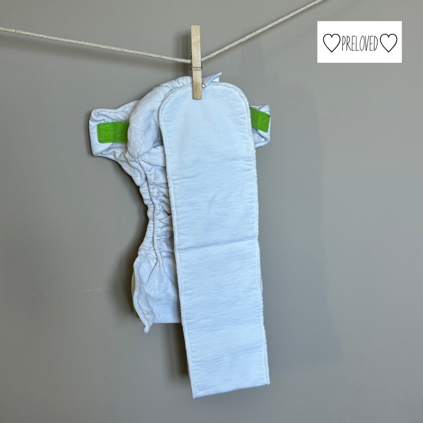 Ecopipo Bamboo Velour Fitted Nighttime Diaper-Fitted Nappy-Ecopipo-Spring Green-The Nappy Market