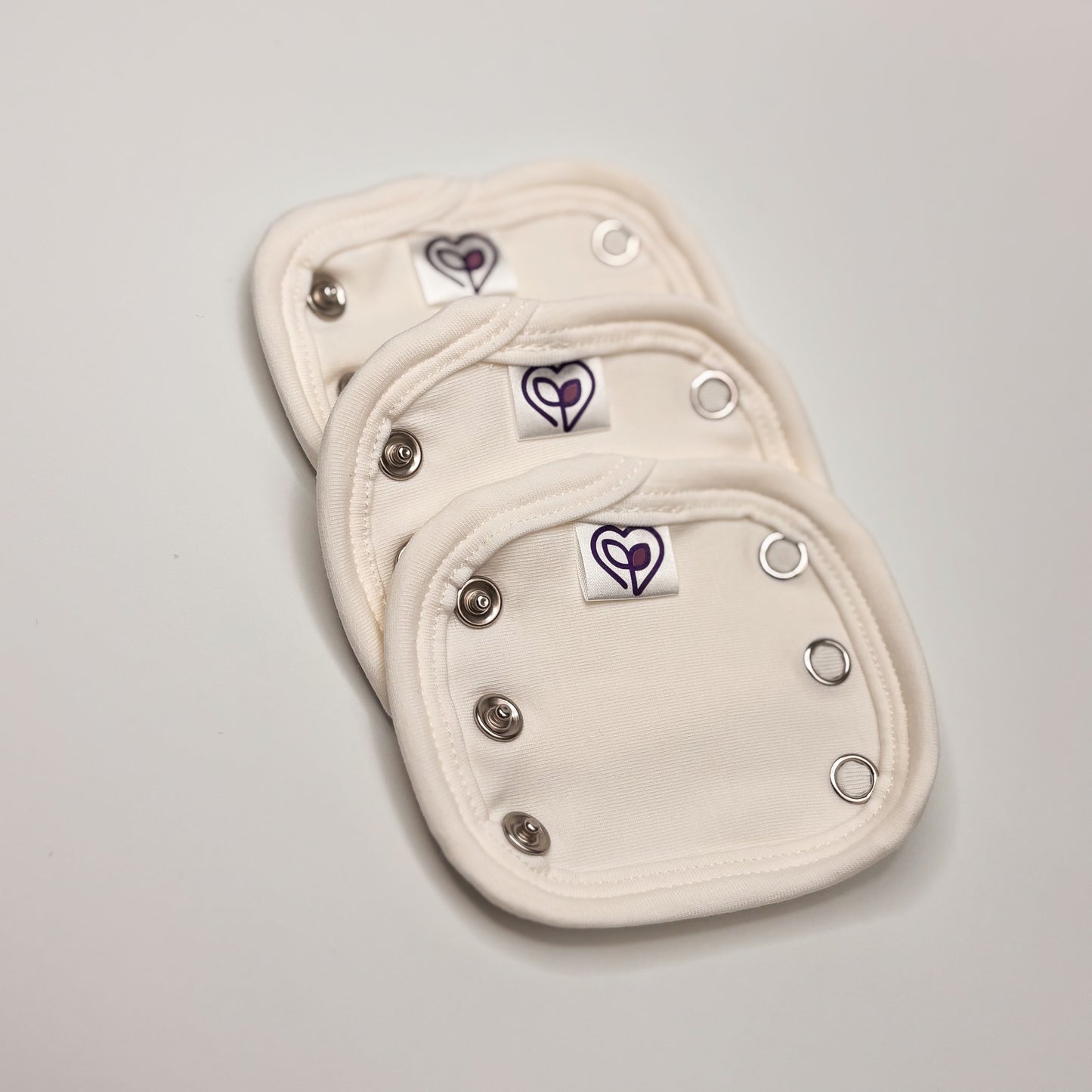 EcoKinly Baby Vest Extenders - 3 pack-Accessories-Ecokinly-Cotton Trio-The Nappy Market