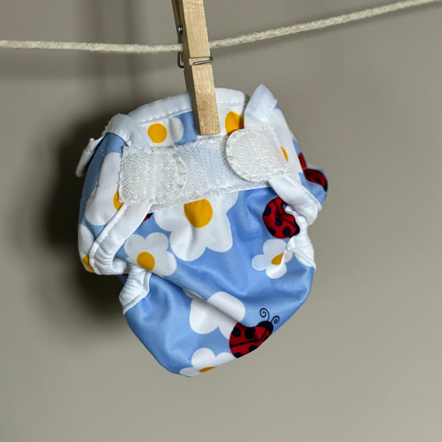 Bummis Super Whisper Nappy Wrap Newborn Velcro-Wrap-Bummis-Daisy-The Nappy Market