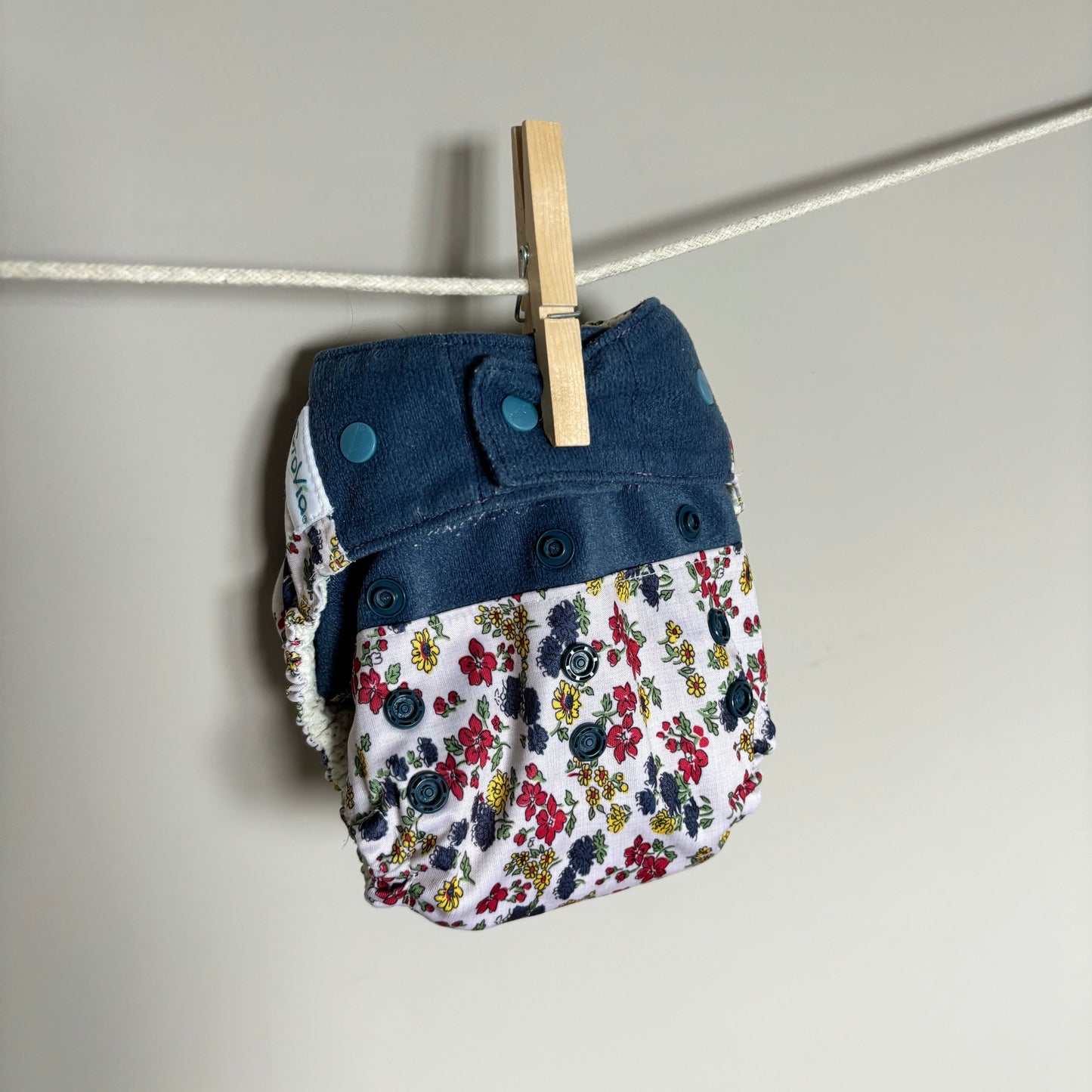 Grovia Hybrid Snap in Stay Dry Nappy-All In One Nappy-Grovia-Vanilla-The Nappy Market