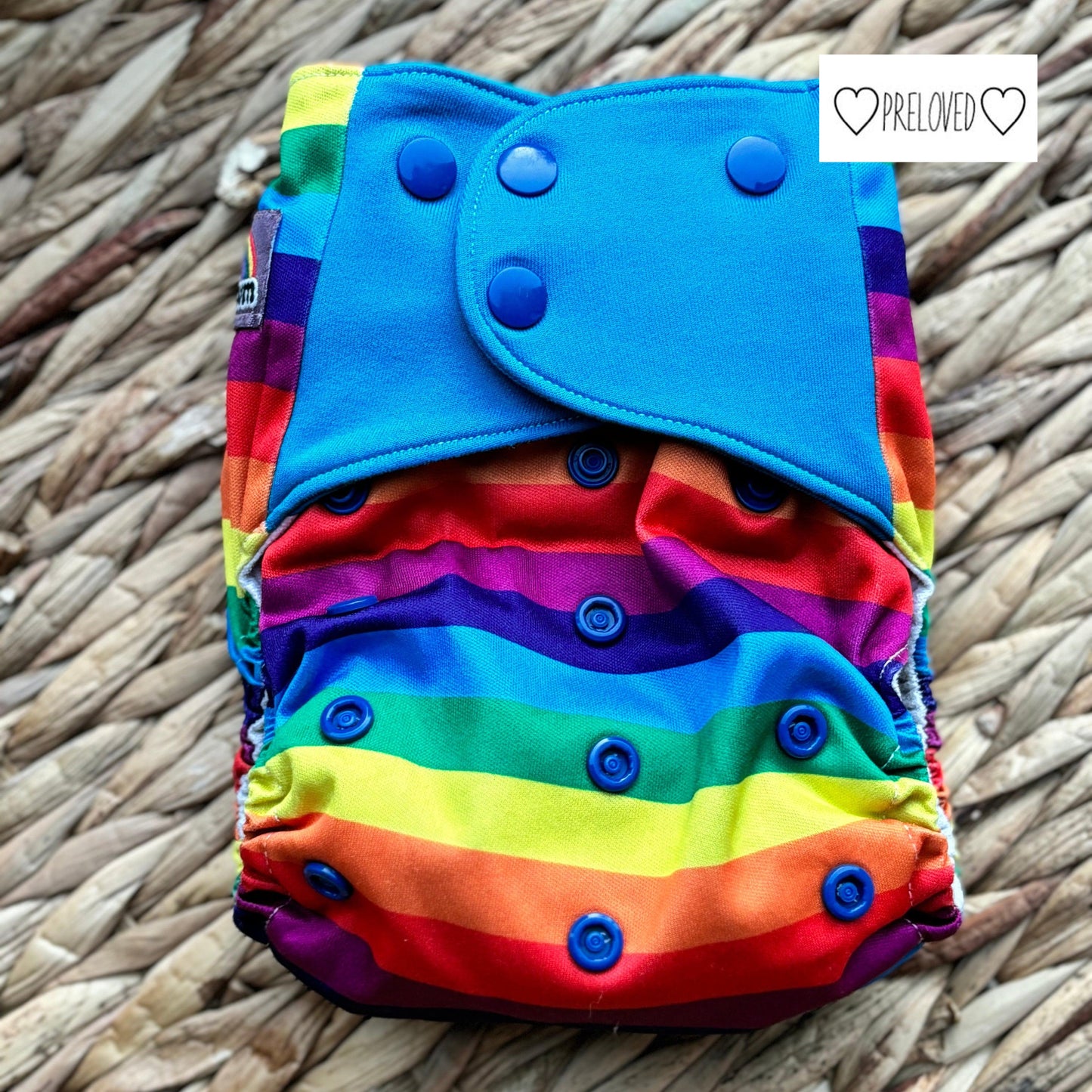 Little Lovebum Popper Pocket Nappy (Hemp & Bamboo Insert)-Pocket Nappy-Little Love Bum-Storm Born-The Nappy Market