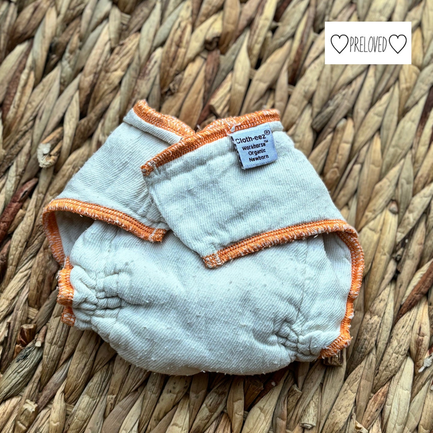 Cloth Eez Workhorse Organic Cotton Fitted Cloth Nappy-Fitted Nappy-Cloth Eez-The Nappy Market