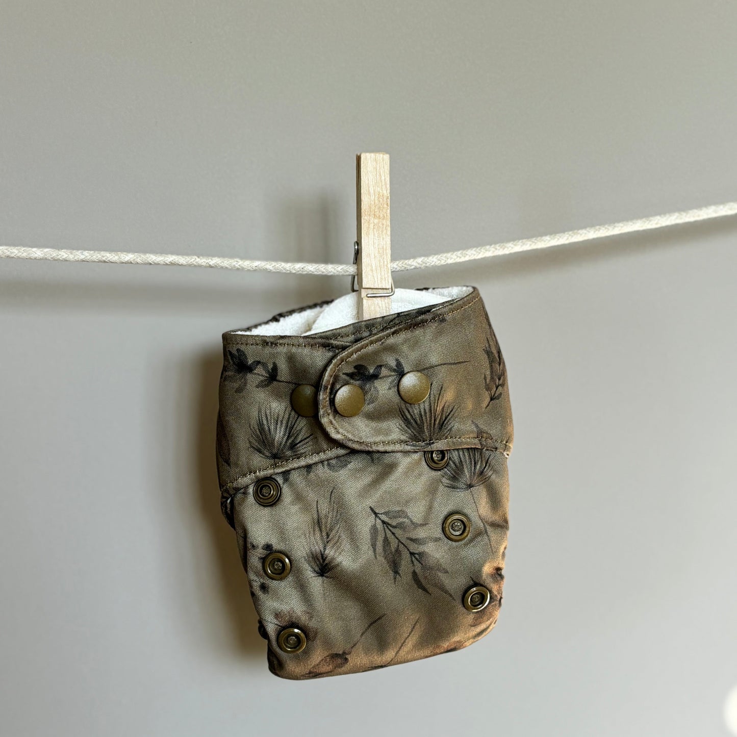 Elskbar Newborn Cloth Nappy-All in Two Nappy-Elskbar-Dandelion-The Nappy Market