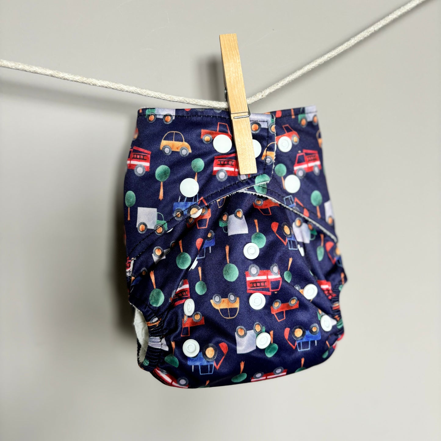 Hippybottomus Stay Dry Bamboo-Pocket Nappy-Hipybottomus-Traffic-The Nappy Market