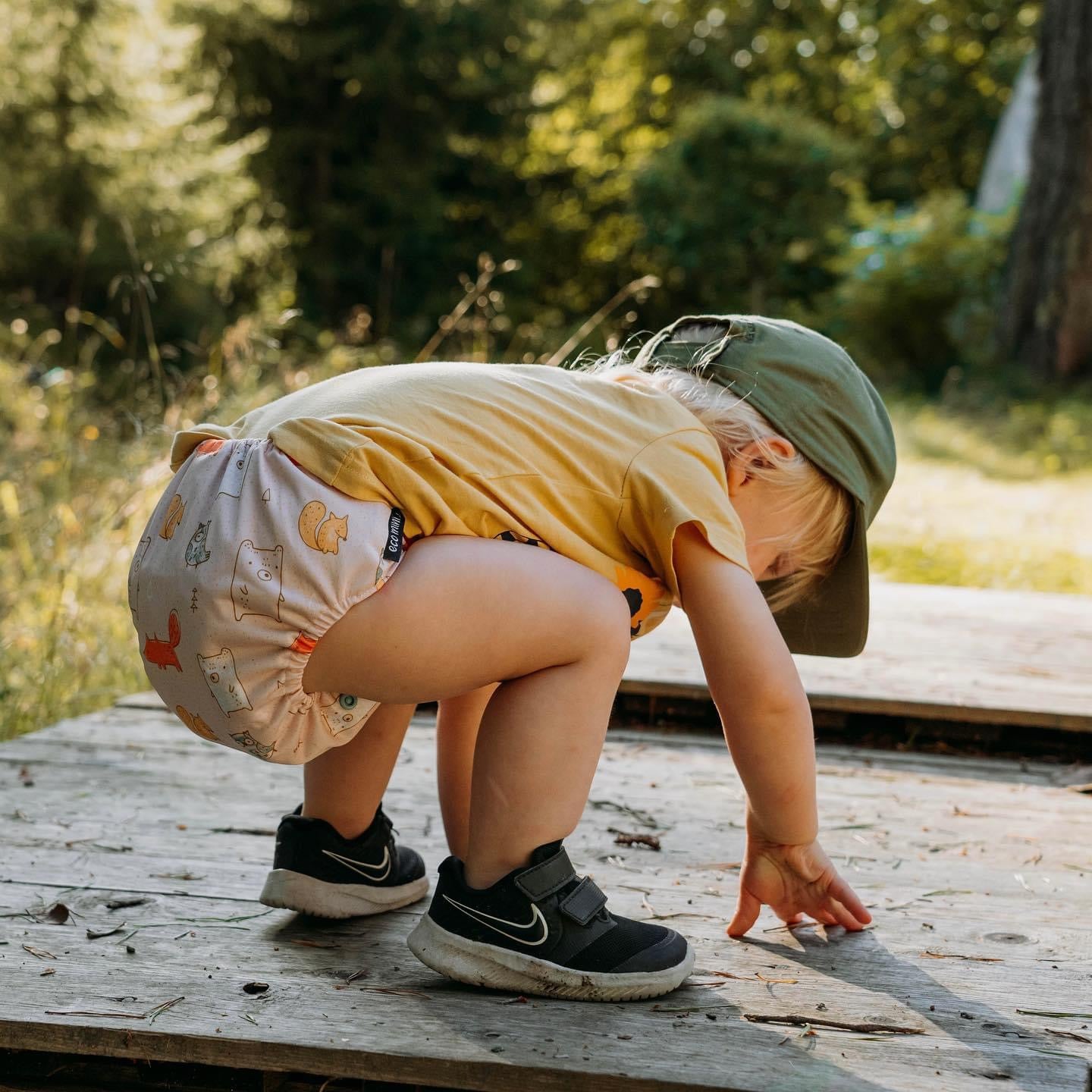 Eco Mini Stay Dry Velcro Pocket Nappy-Pocket Nappy-Eco Mini-Better Together-The Nappy Market