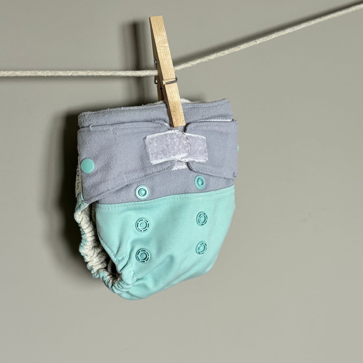 Grovia Hybrid Snap in Nappy-All In One Nappy-Grovia-Vanilla-The Nappy Market