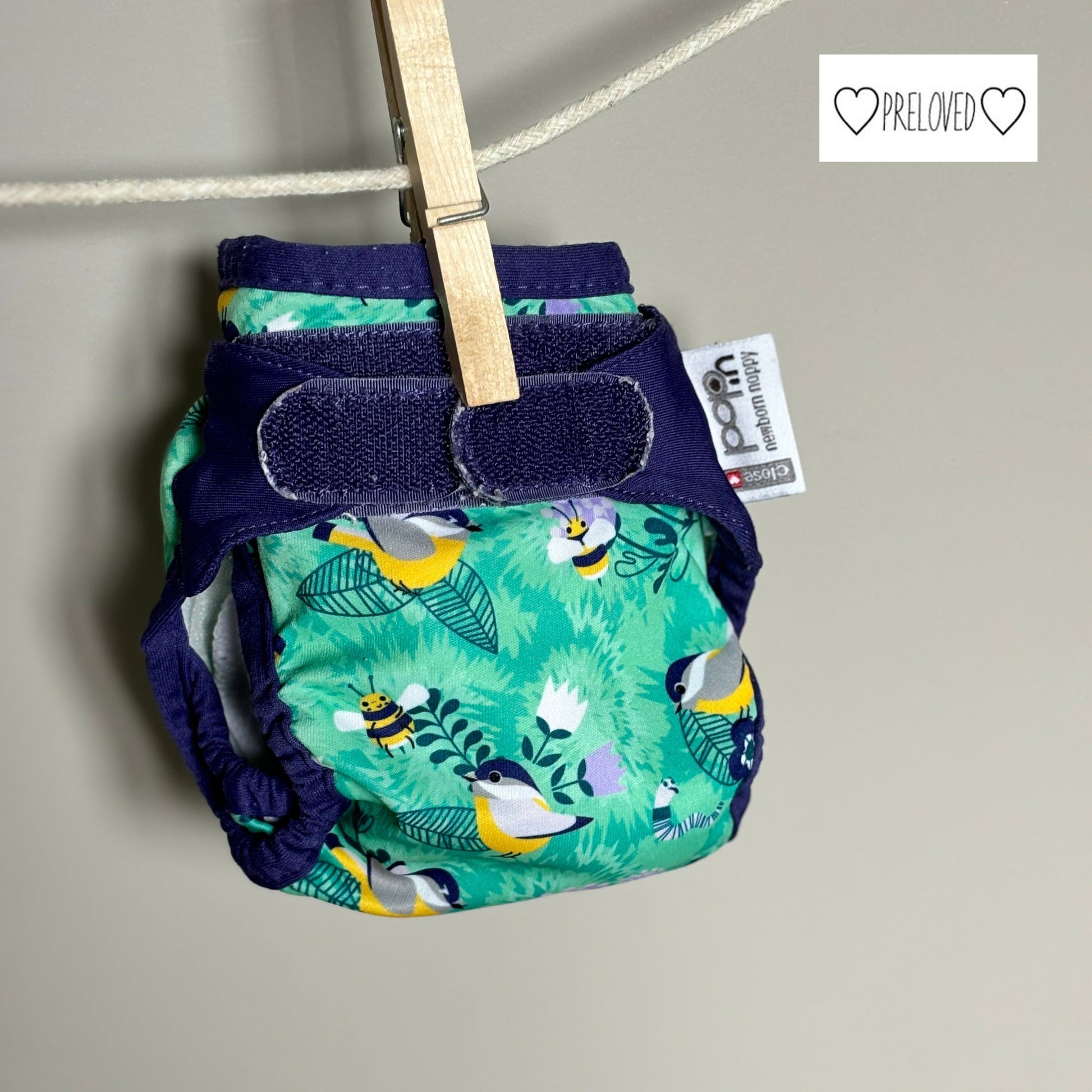 Close Pop-in Newborn Cloth Nappy-All in Two Nappy-Close-The Nappy Market