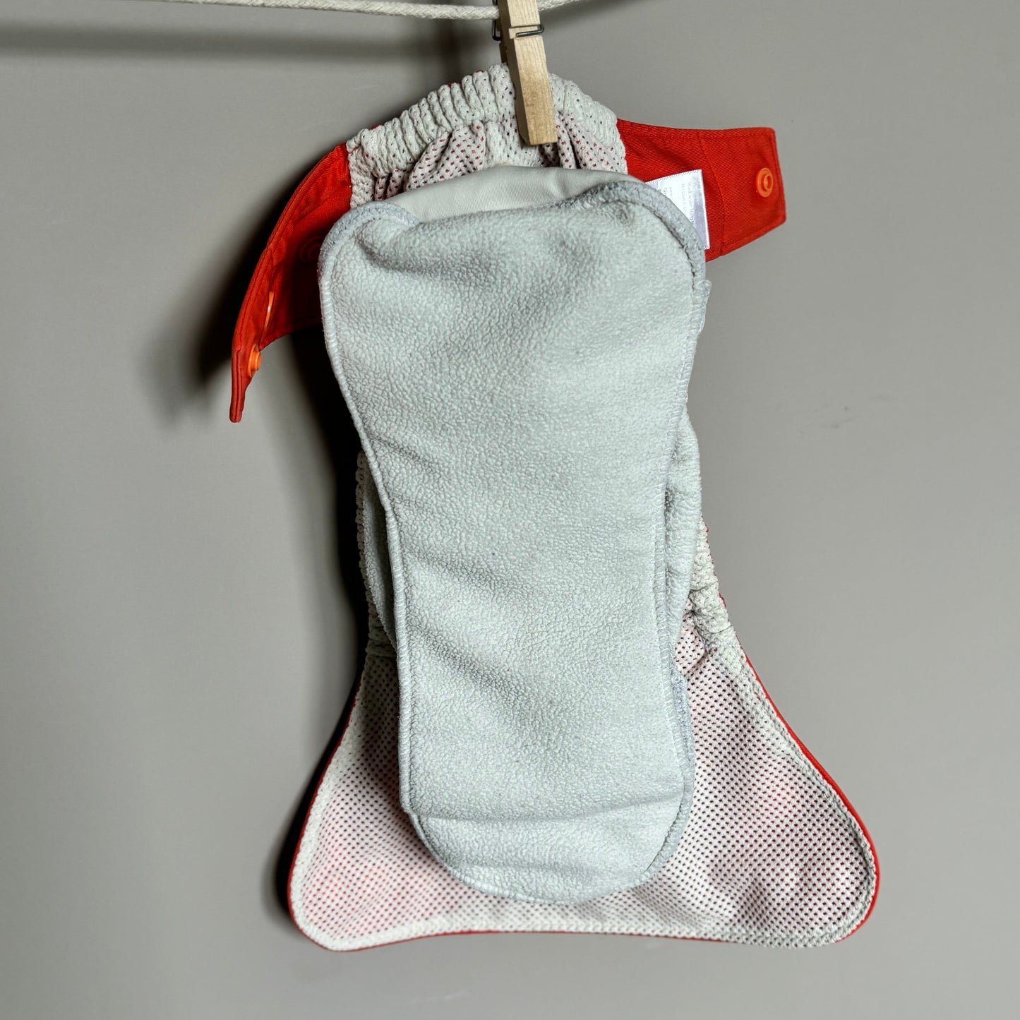 Grovia Hybrid Snap in Stay Dry Nappy-All In One Nappy-Grovia-Vanilla-The Nappy Market