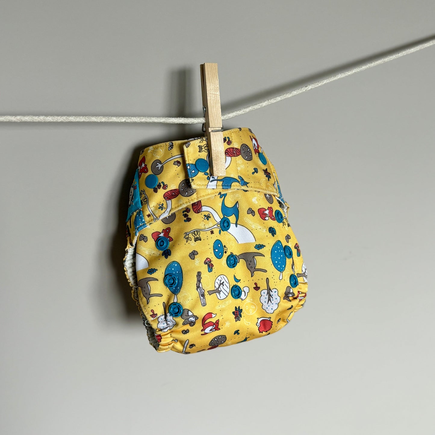 Grovia Hybrid Snap in Stay Dry Nappy-All In One Nappy-Grovia-Vanilla-The Nappy Market