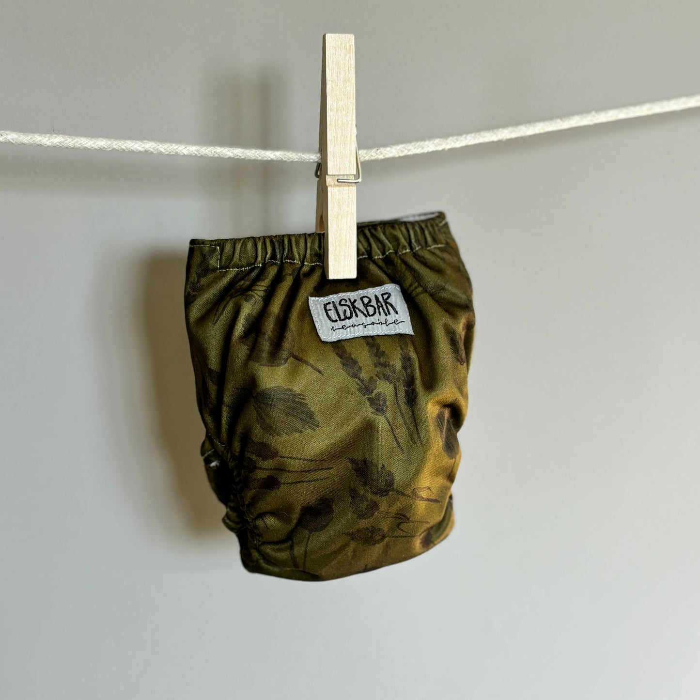 Elskbar Newborn Cloth Nappy-All in Two Nappy-Elskbar-Dandelion-The Nappy Market