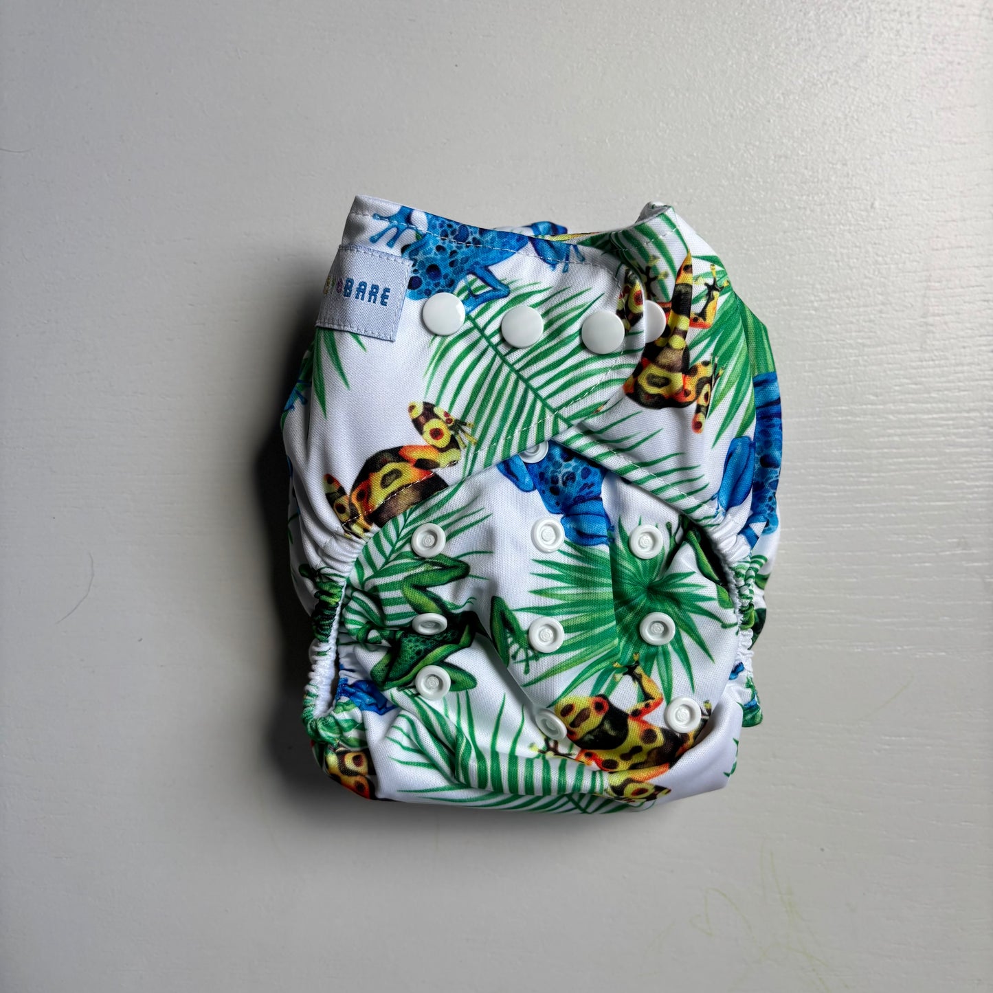 Baby Bare Snap in Pocket Nappy-Snap in with Pocket-Baby Bare-Frogger-The Nappy Market