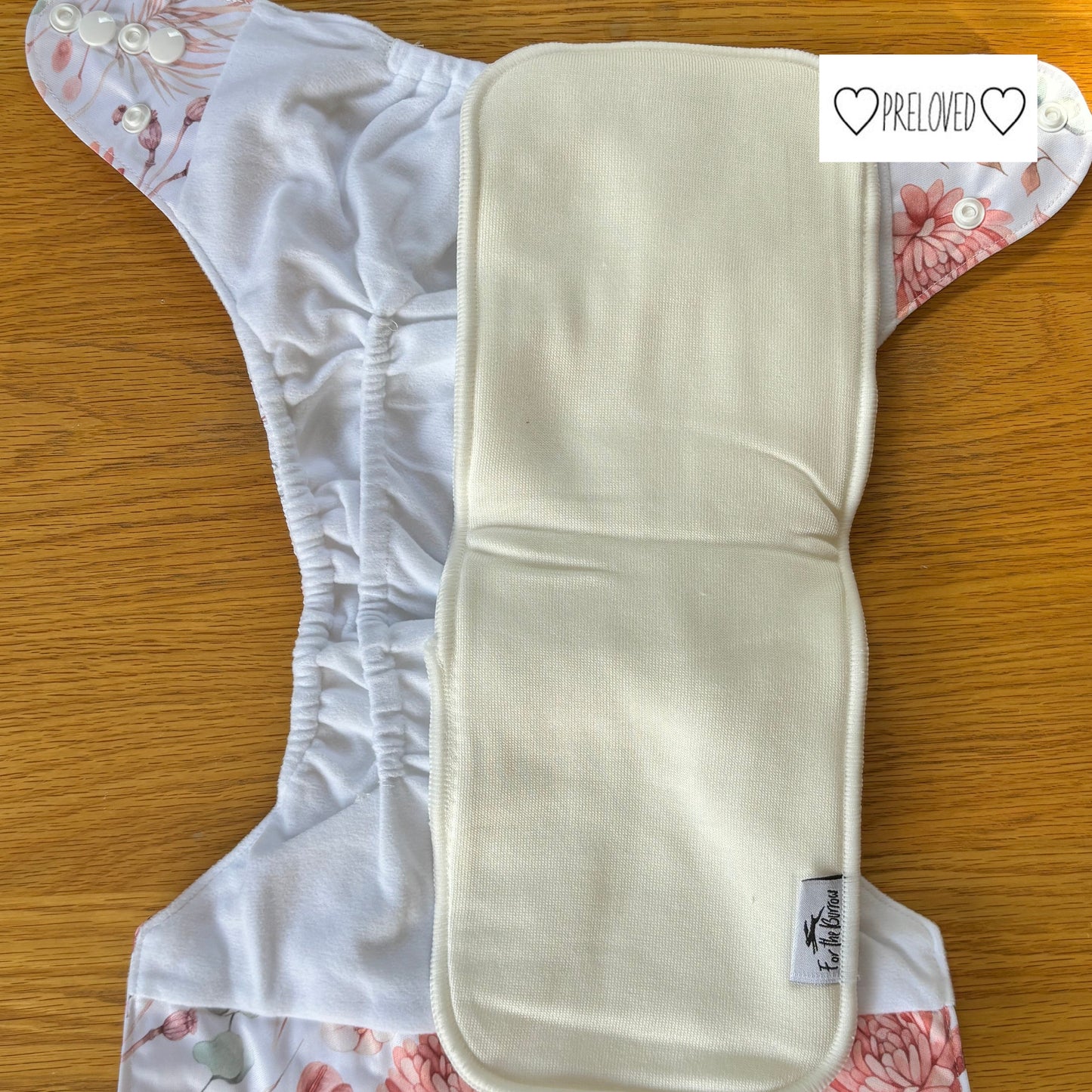 For the Burrow Pocket Nappy (like new)-Pocket Nappy-For the Burrow-Boho Garden-The Nappy Market