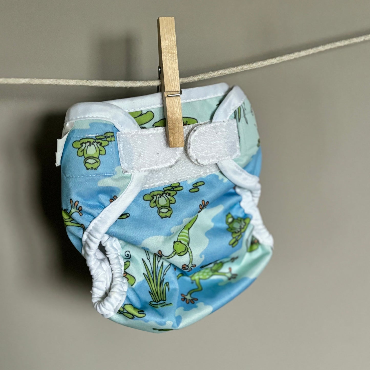 Bummis Super Whisper Nappy Wrap Newborn Velcro-Wrap-Bummis-Daisy-The Nappy Market