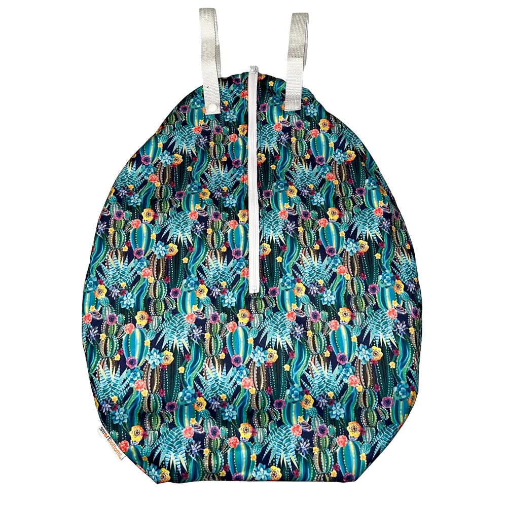 Smart Bottoms Hanging Wet Bag-Wet Bag-Smart Bottoms-Midnight Bloom-The Nappy Market