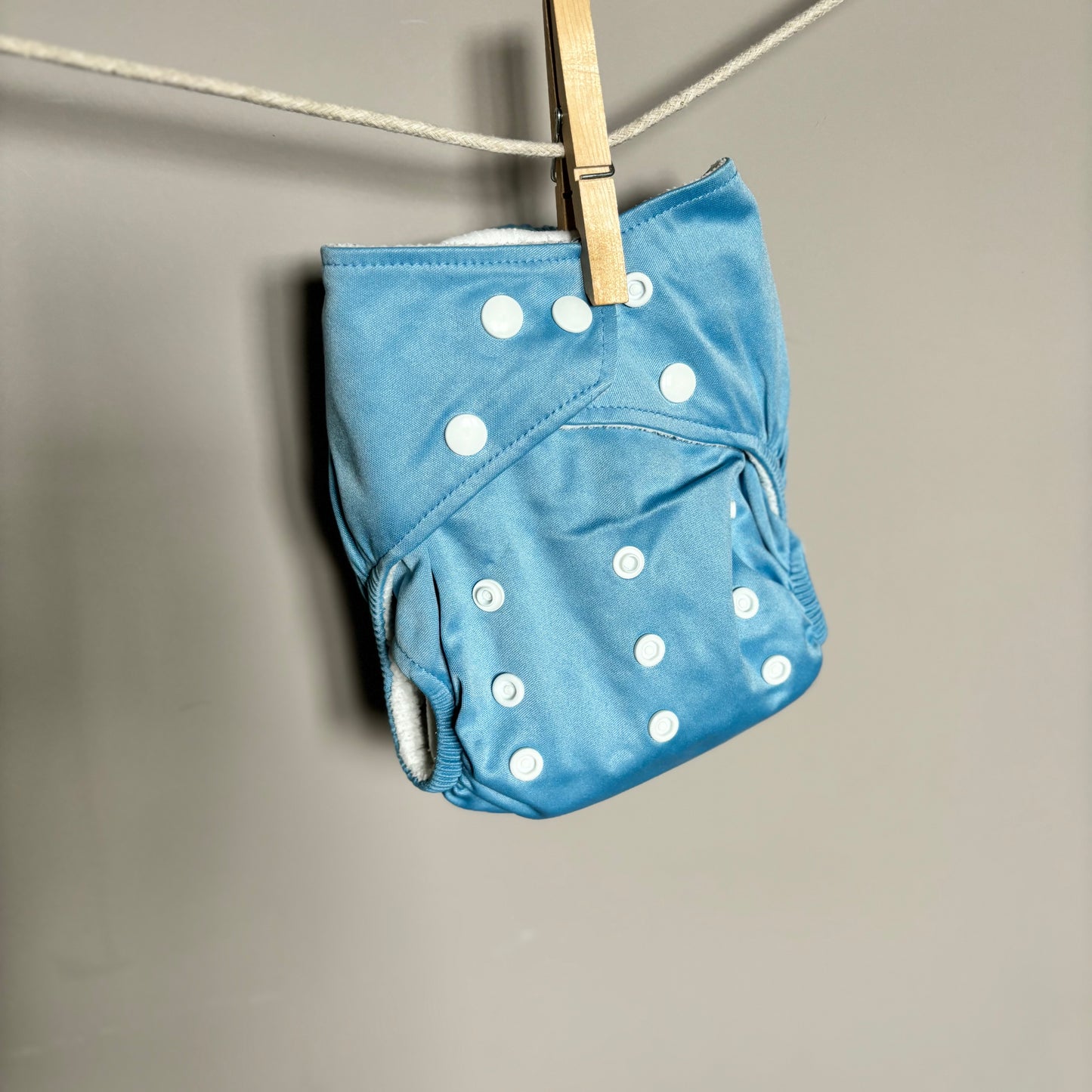 Hippybottomus Stay Dry Bamboo-Pocket Nappy-Hipybottomus-Blue-The Nappy Market
