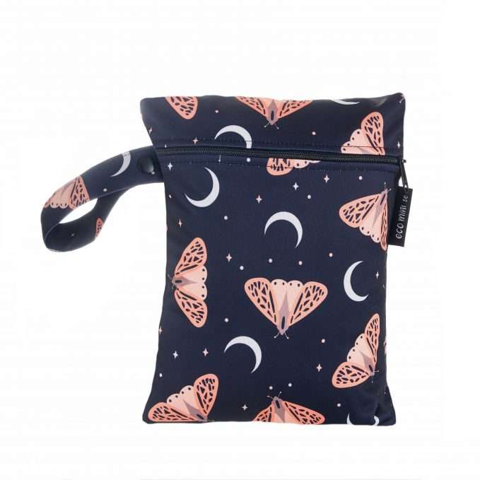 Eco Mini Small Wet Bag-Wet Bag-Eco Mini-Midnight Moth-The Nappy Market