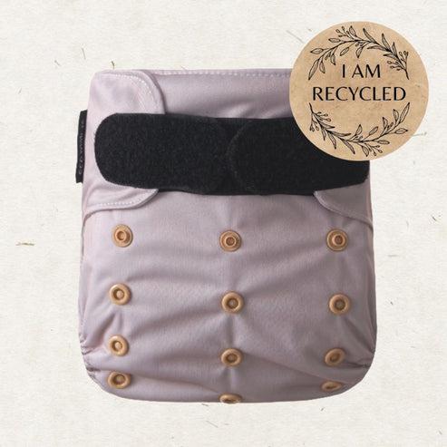 Eco Mini Stay Dry Velcro Pocket Nappy-Pocket Nappy-Eco Mini-Periwinkle-The Nappy Market