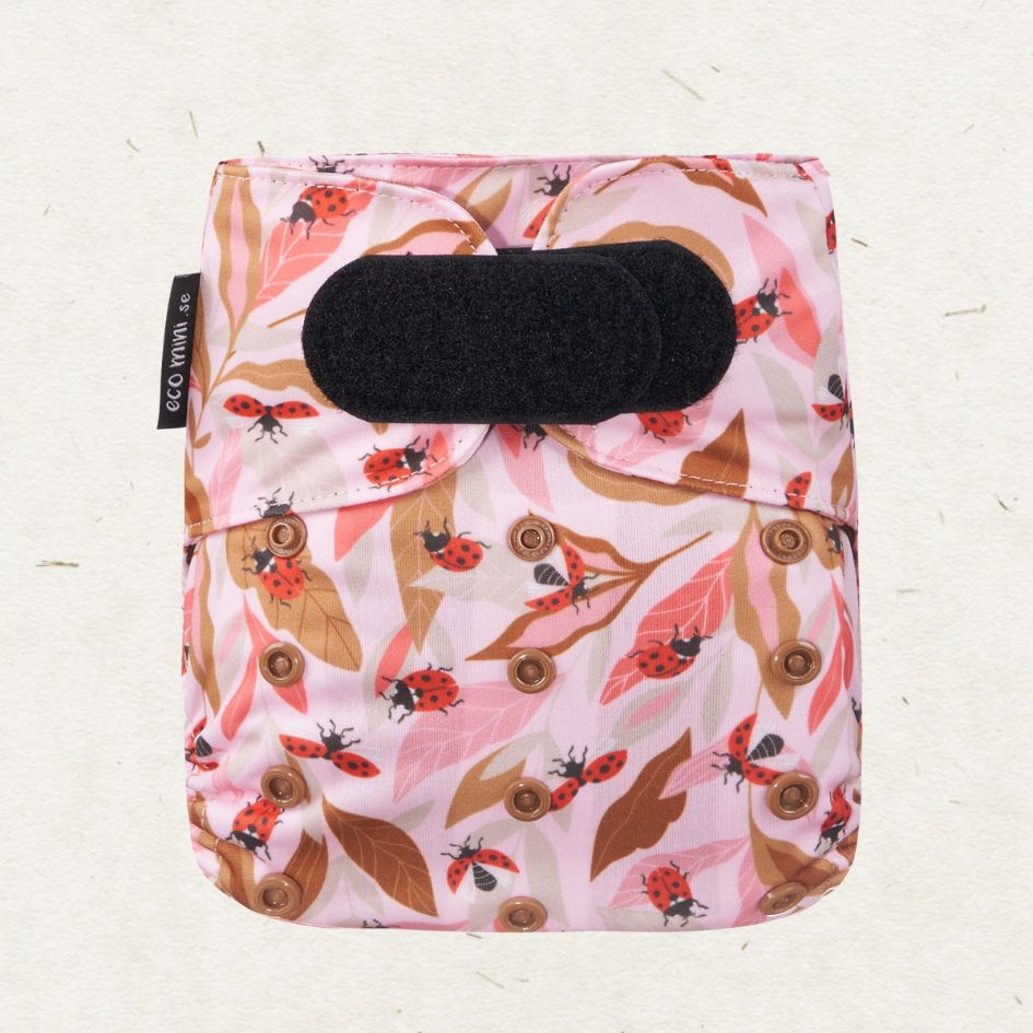 Eco Mini Stay Dry Velcro Pocket Nappy-Pocket Nappy-Eco Mini-Lucky-The Nappy Market