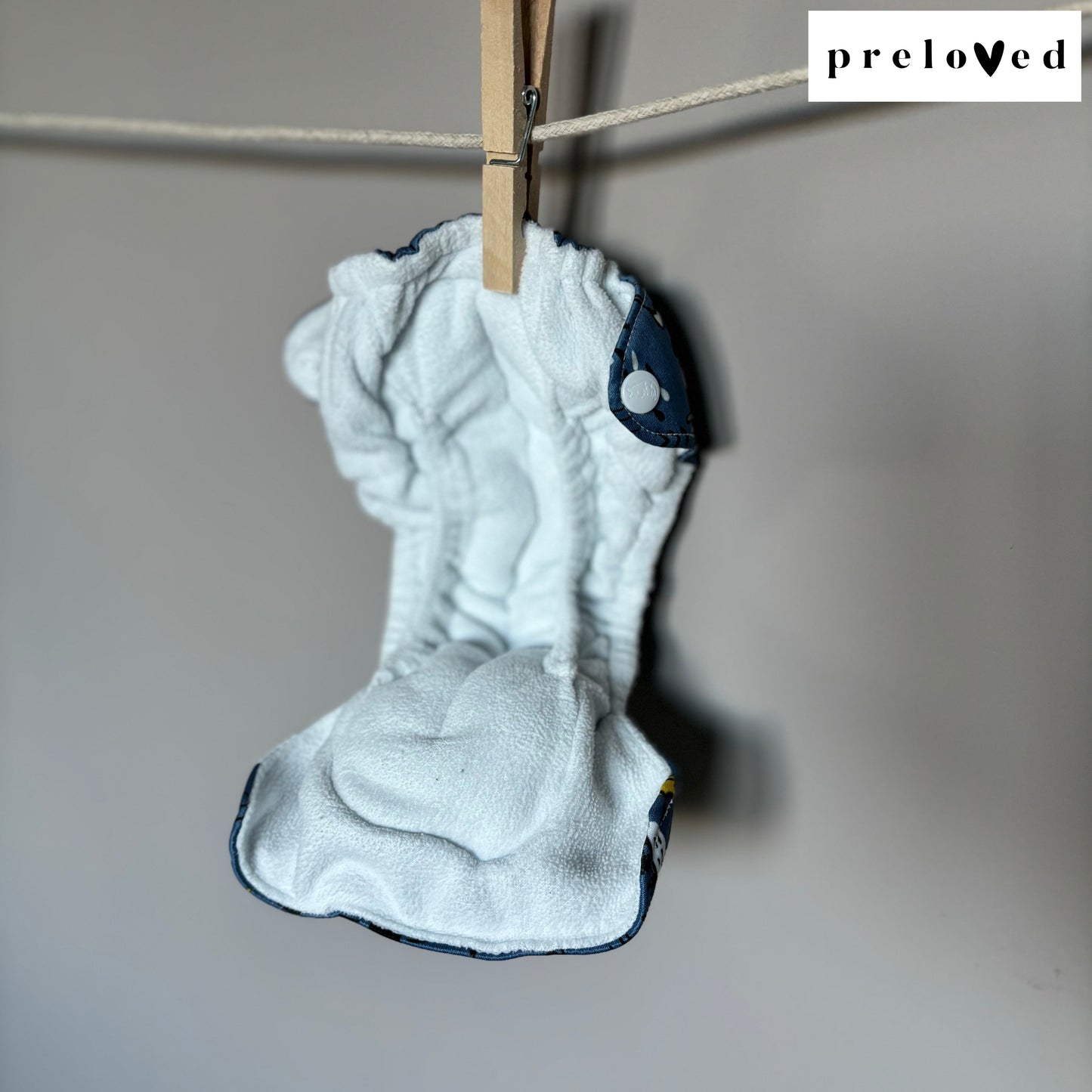 Rumparooz Lil Joey Newborn AIO Cloth Nappy PRELOVED-All In One Nappy-Rumparooz-The Nappy Market