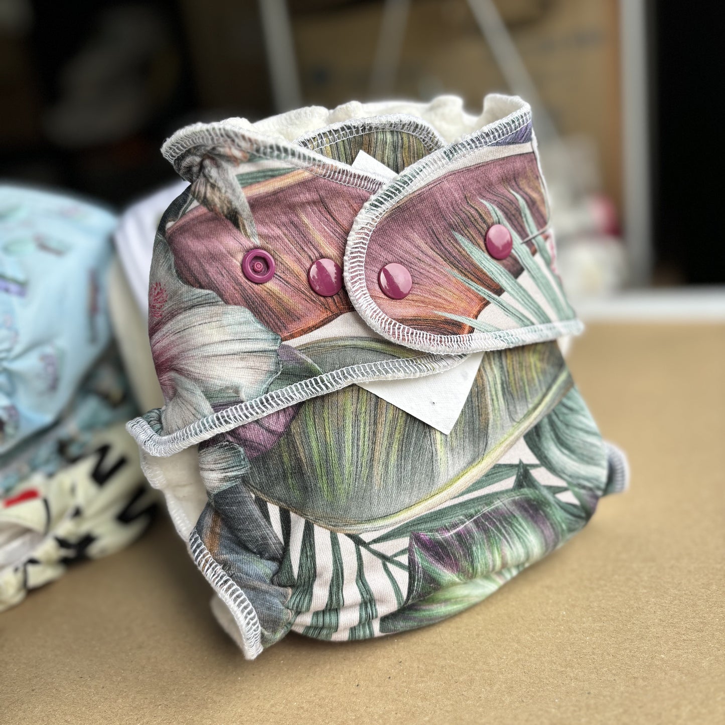 Puku Nui Signature Fitted Nappy Handmade in Ireland-Fitted Nappy-Puku Nui-Harry Potter (sold out)-The Nappy Market