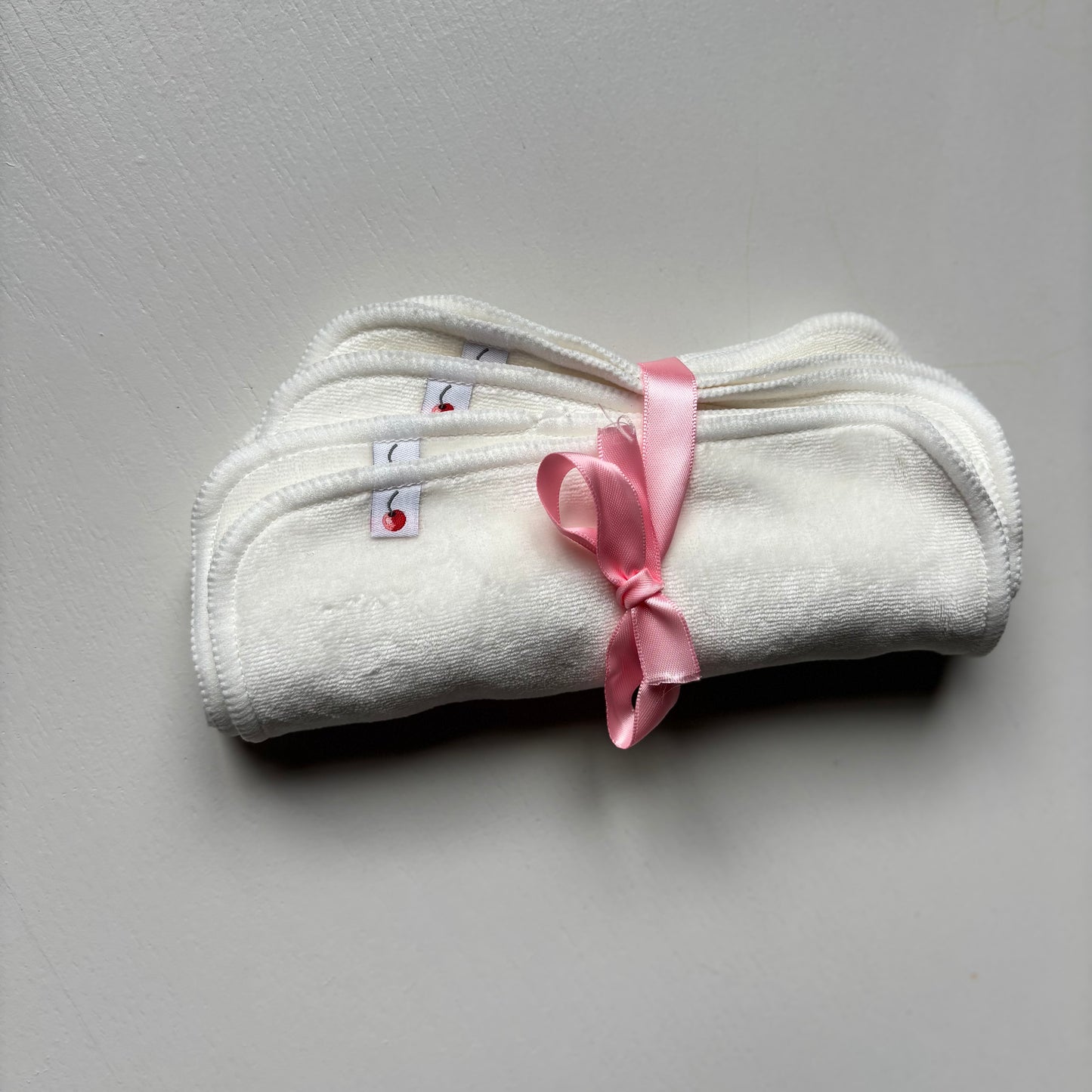 Cherry Bottom Washable Cloth Wipes - Set of 5-Accessories-Cherry Bottoms-The Nappy Market