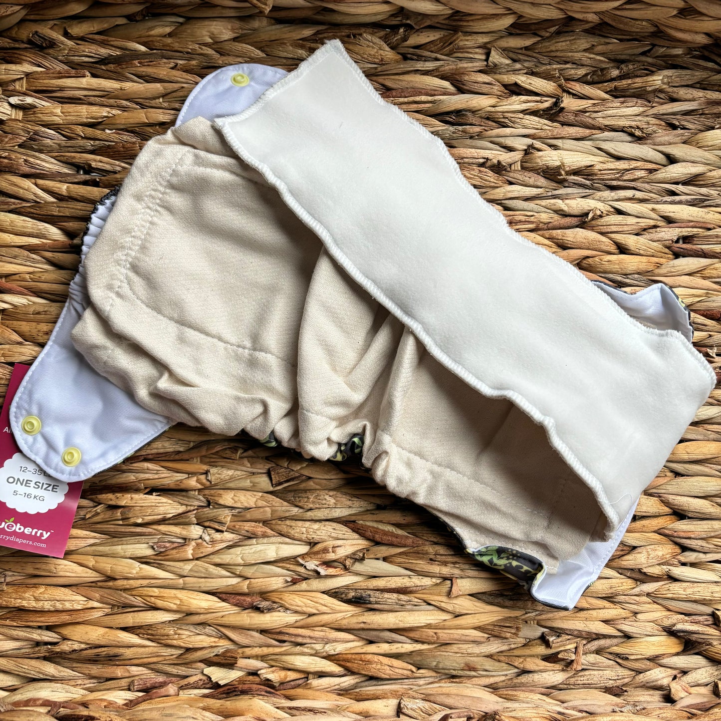 Blueberry Simplex Organic All in One Nappy-All In One Nappy-Blueberry-Ambrosia-The Nappy Market