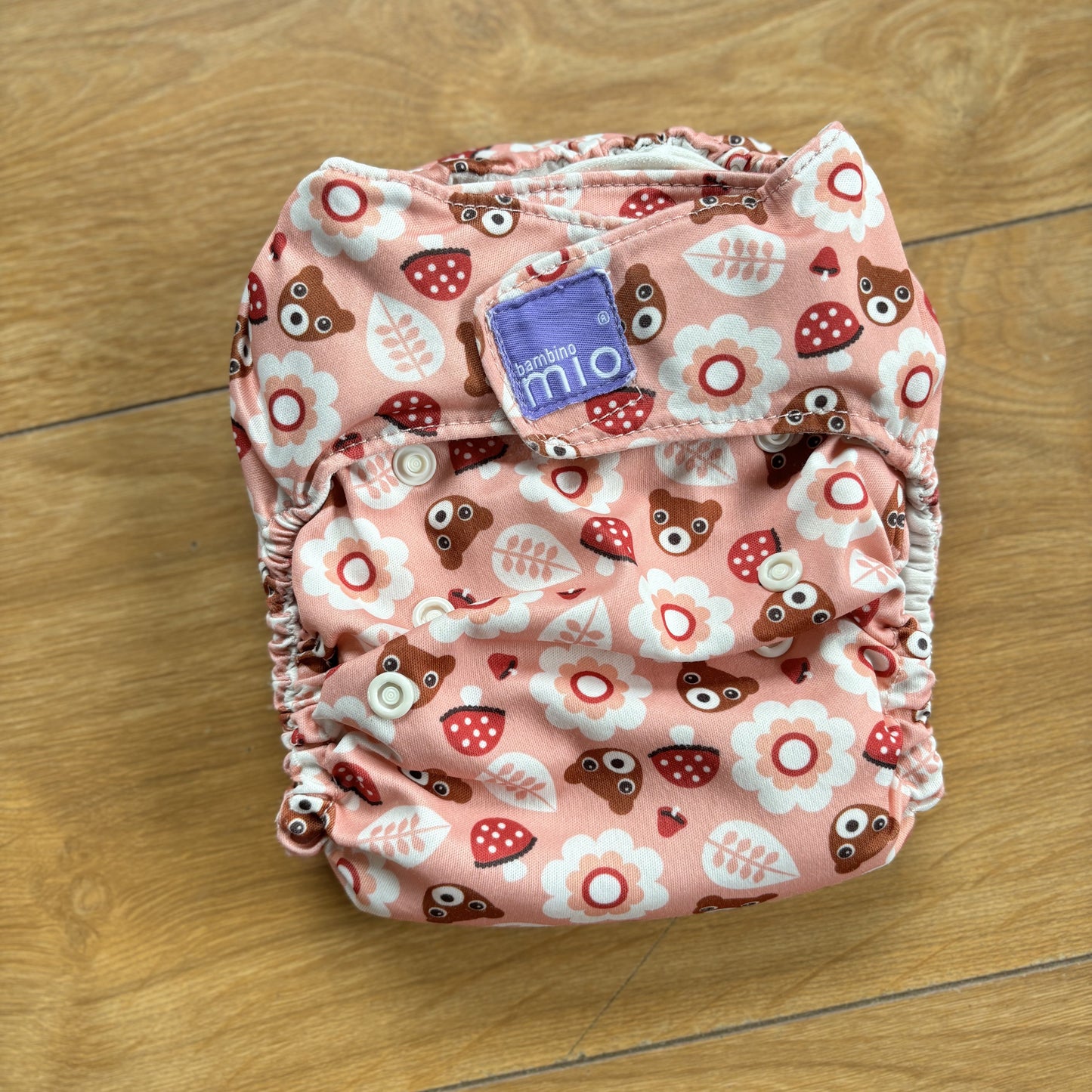 Bambino Mio Solo All in One Nappy-All In One Nappy-Bambio Mio-Mushrooms-The Nappy Market