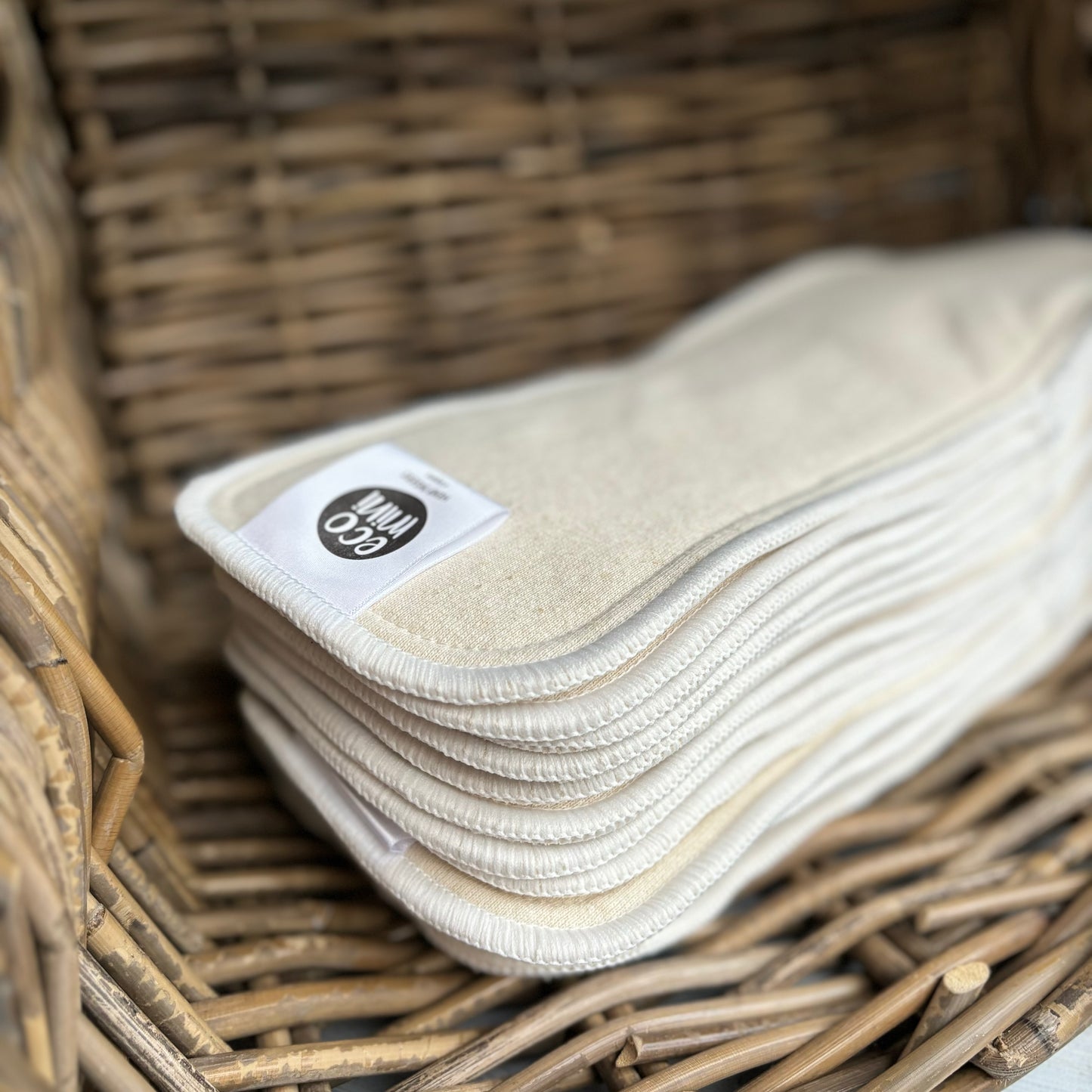 Eco Mini 4 Layer Hemp Cotton Insert-Inserts-Eco Mini-The Nappy Market