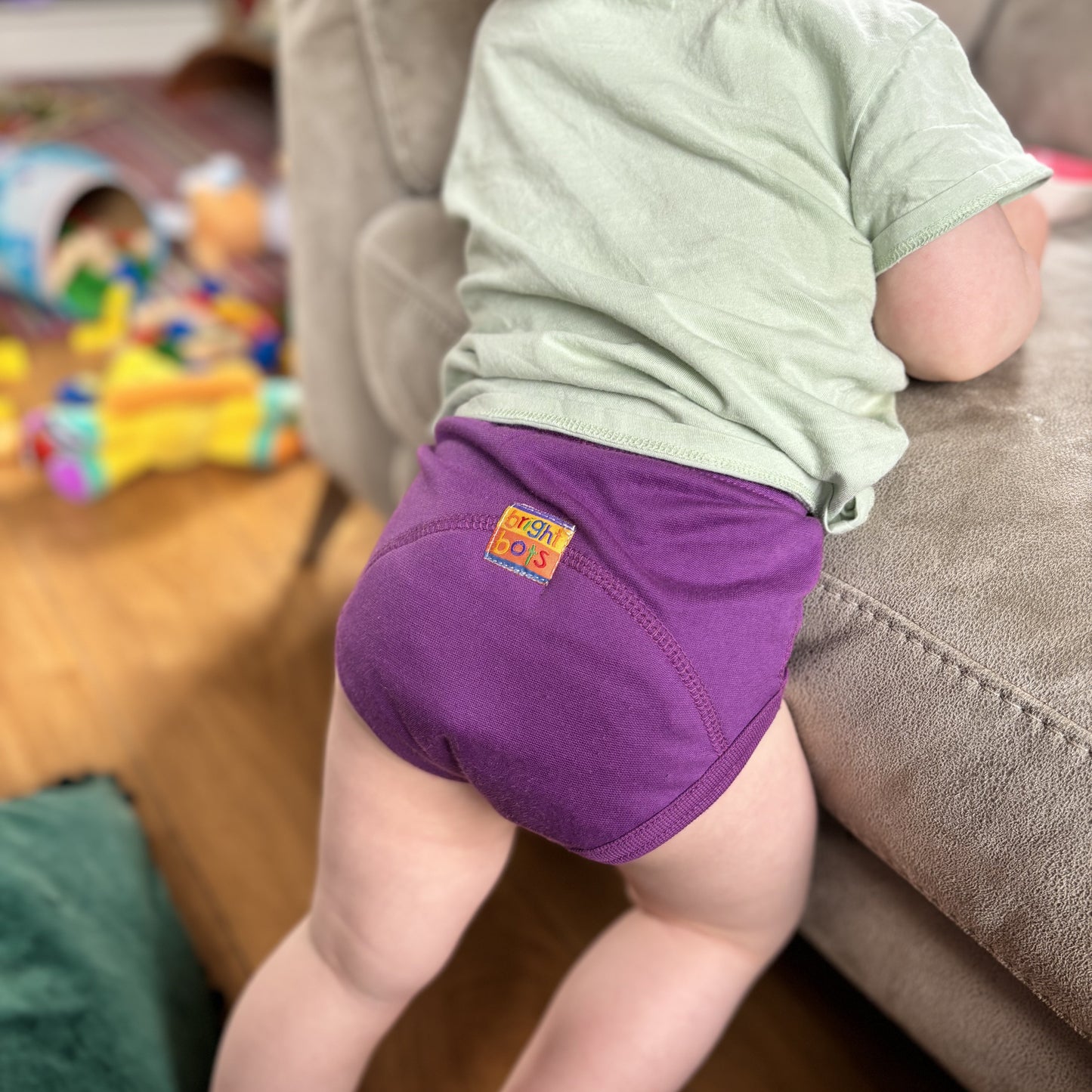 Bright Bots Washable Potty Training Pants - Ex Large-Training Pants-Bright Bots-Mauve-The Nappy Market