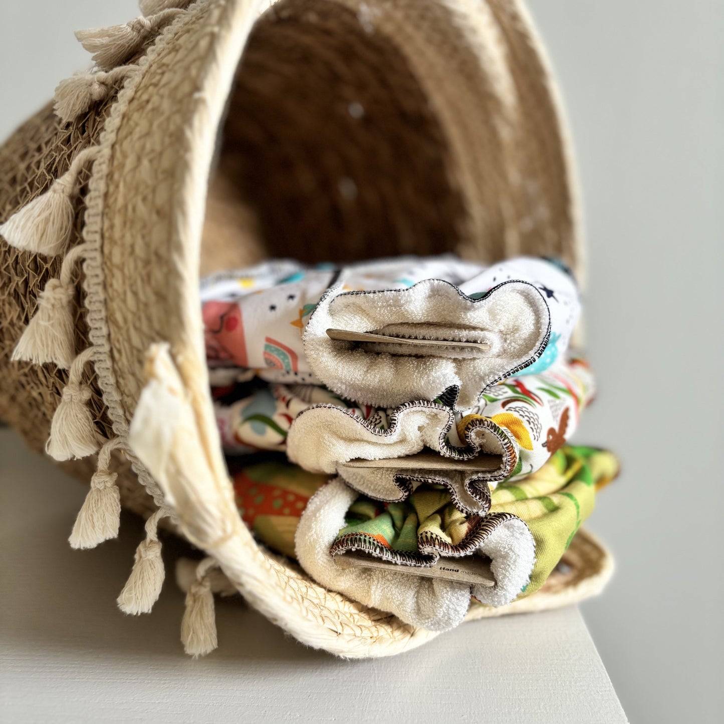 Petit Lulu Newborn Fitted Nappy-Fitted Nappy-Petit Lulu-Flower Meadow-The Nappy Market