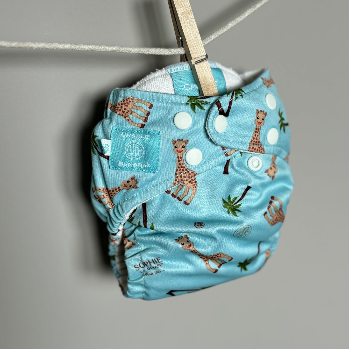 Charlie Banana - One Size Pocket Cloth Nappy-Pocket Nappy-Charlie Banana-Giraffe-The Nappy Market