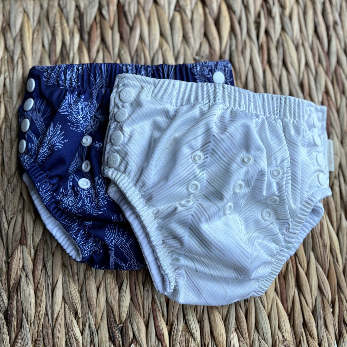 Bare & Boho One Size Reusable Swim Nappy 5-14 Kg-Swim Nappy-Bare & Boho-Botanical-The Nappy Market