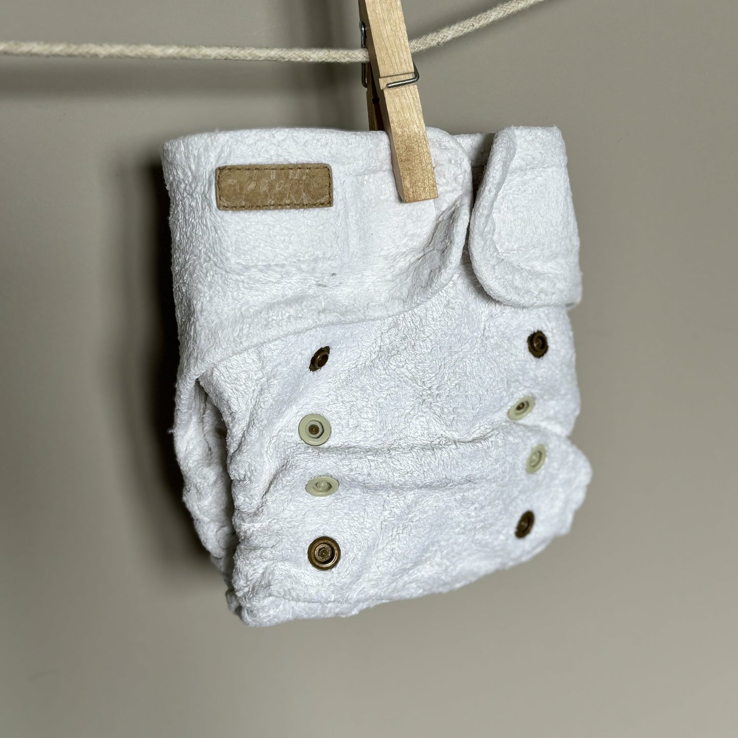 Puppi Fitted Bamboo Velour Cloth Diaper-The Nappy Market-The Nappy Market