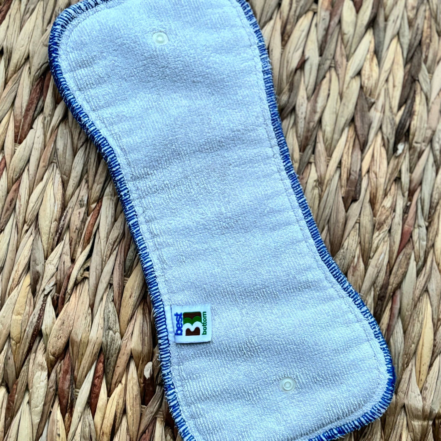 Best Bottom Cloth Nappy Booster-Inserts-Best Bottoms-L (Blue Sitch)-The Nappy Market