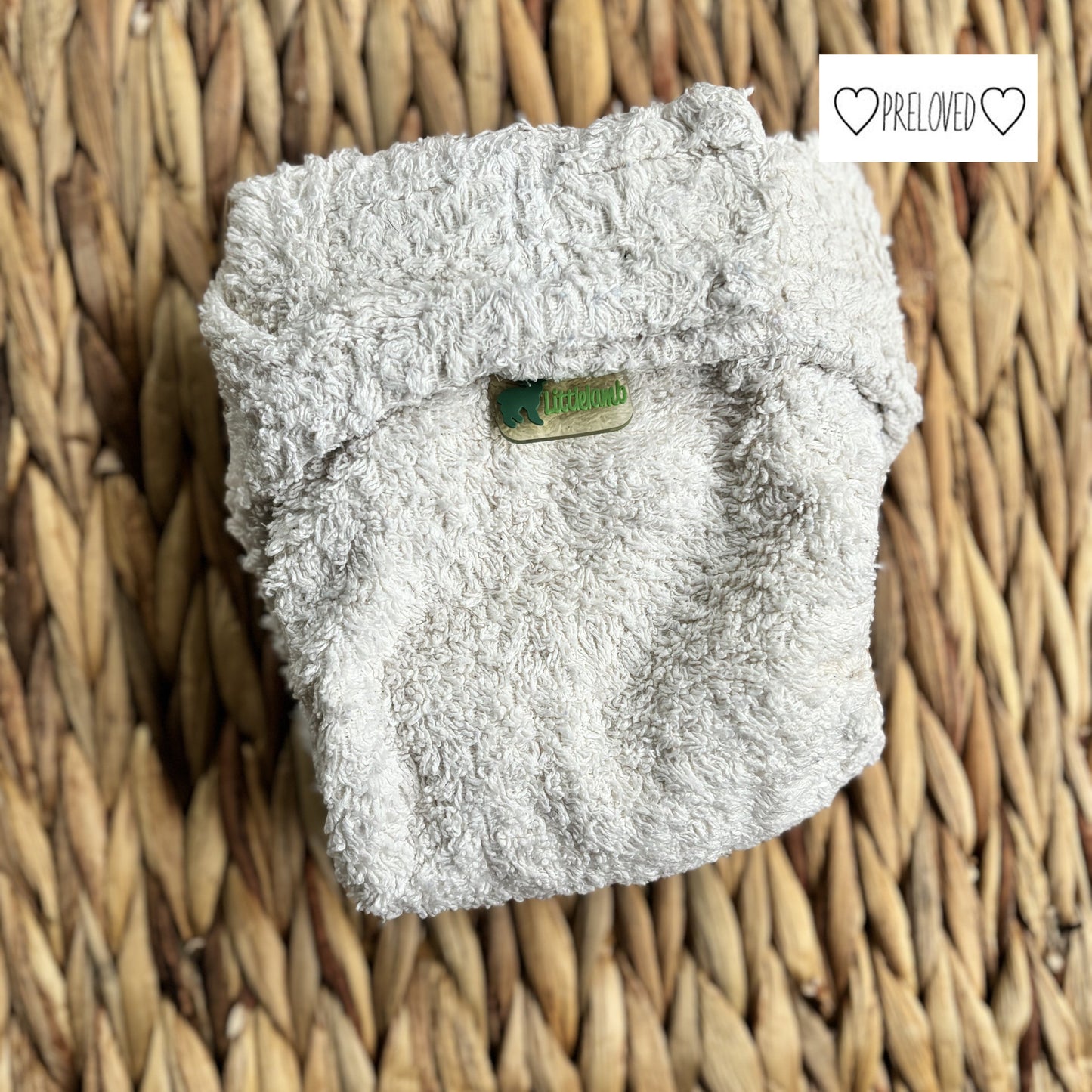 Little Lamb Organic Cotton Fitted Nappy - Size 1-Fitted Nappy-Little Lamb-The Nappy Market
