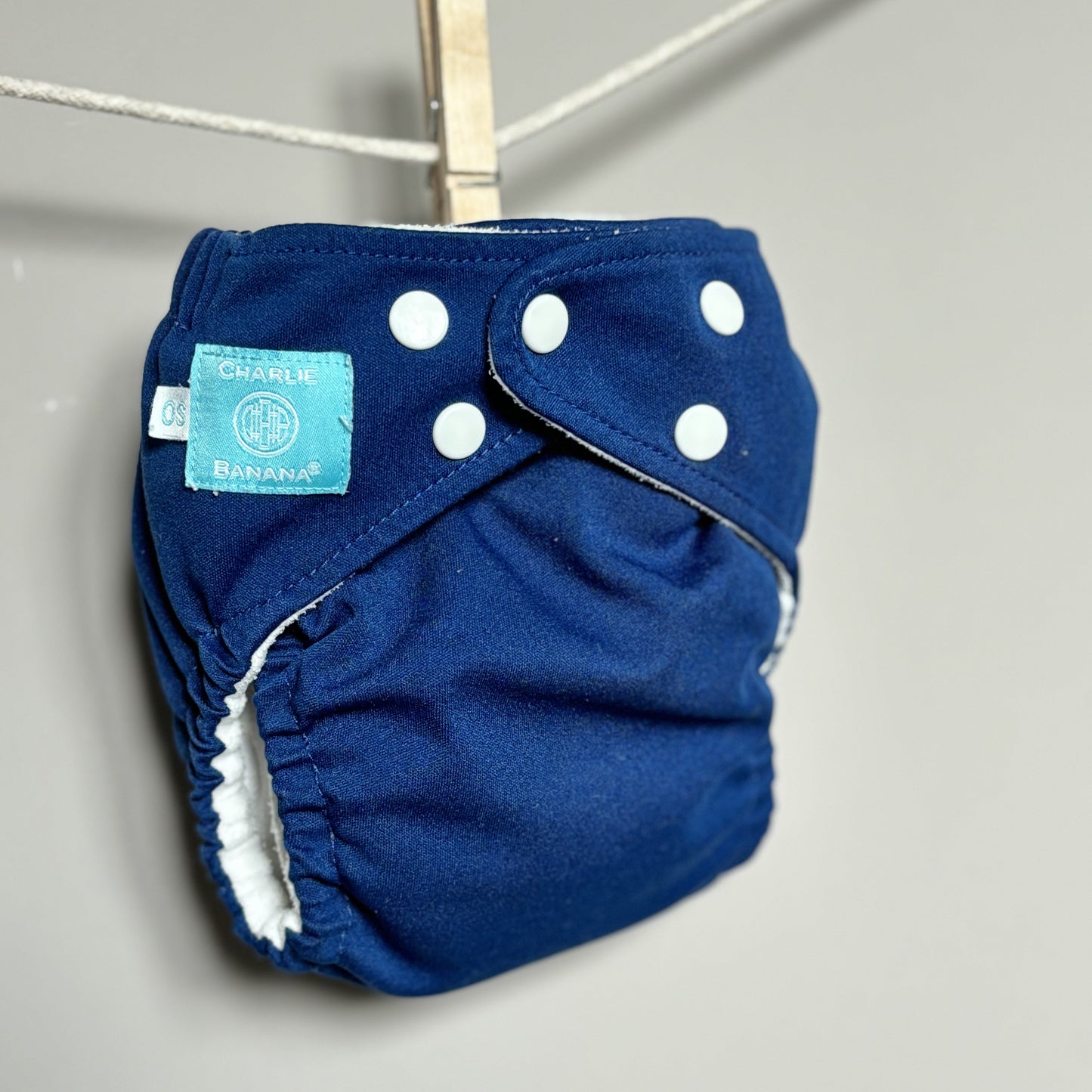 Charlie Banana - One Size Pocket Cloth Nappy-Pocket Nappy-Charlie Banana-Navy-The Nappy Market