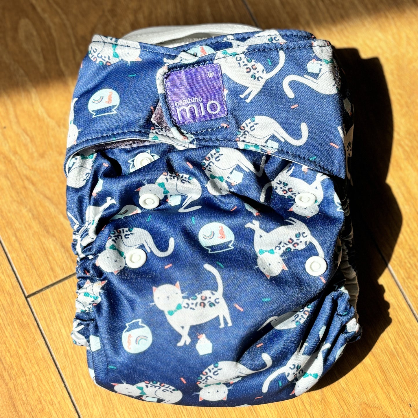 Bambino Mio Solo All in One Nappy-All In One Nappy-Bambio Mio-Cats-The Nappy Market