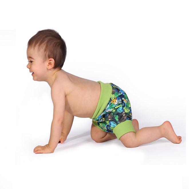 Petit Lulu Pull Up Nappy Cover Large-Wrap-Petit Lulu-Blooming Garden-The Nappy Market