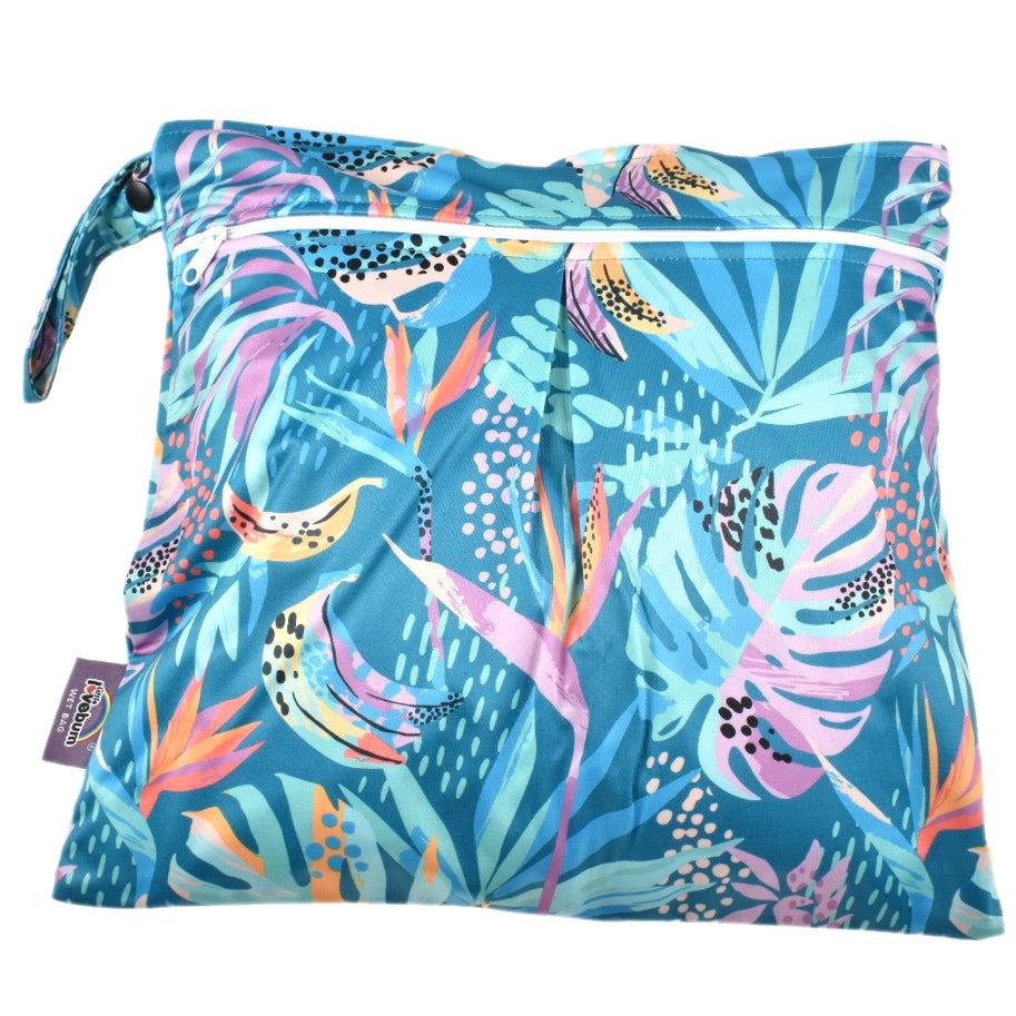 Little Lovebum - Medium Double Zip Wet Bag-Wet Bag-Little Love Bum-Paradise-The Nappy Market
