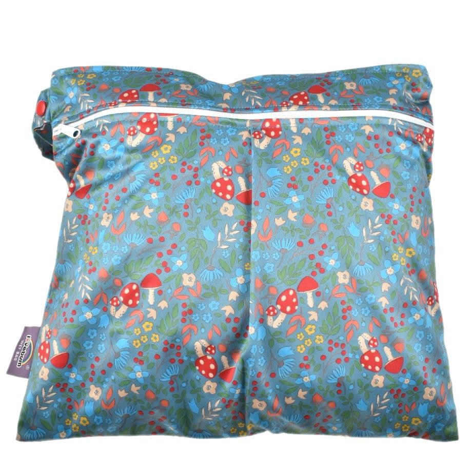 Little Lovebum - Medium Double Zip Wet Bag-Wet Bag-Little Love Bum-Sherwood-The Nappy Market