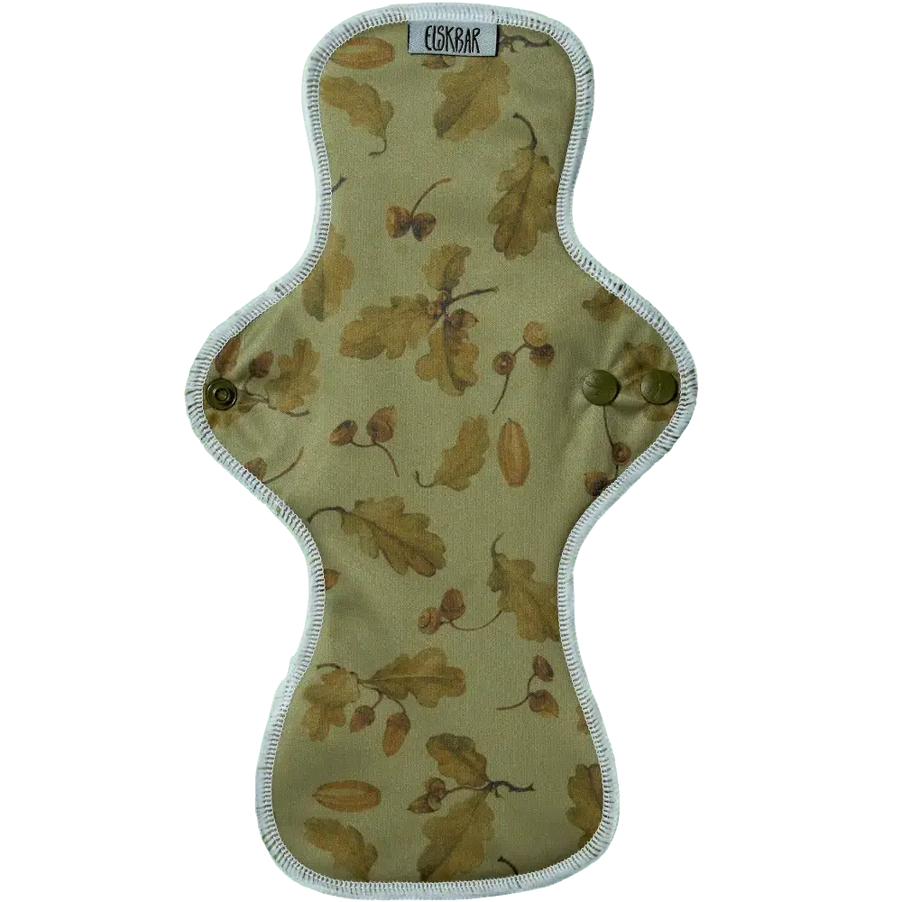 Elskbar Heavy Flow / Nighttime Bamboo Velour Cloth Pad-Cloth Sanitary Pads-Elskbar-Acorn-The Nappy Market