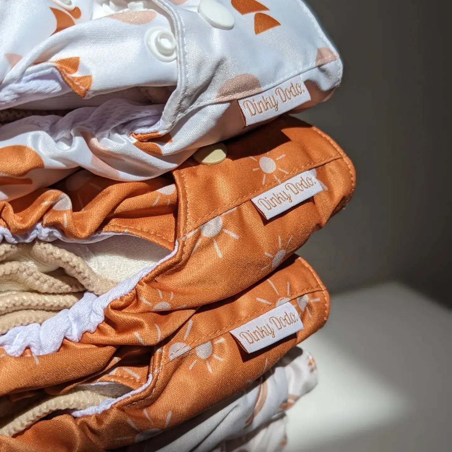 Dinky Dodo Original Snap in Pocket Nappy-Snap in with Pocket-Dinky Doo-Golden Sun-The Nappy Market