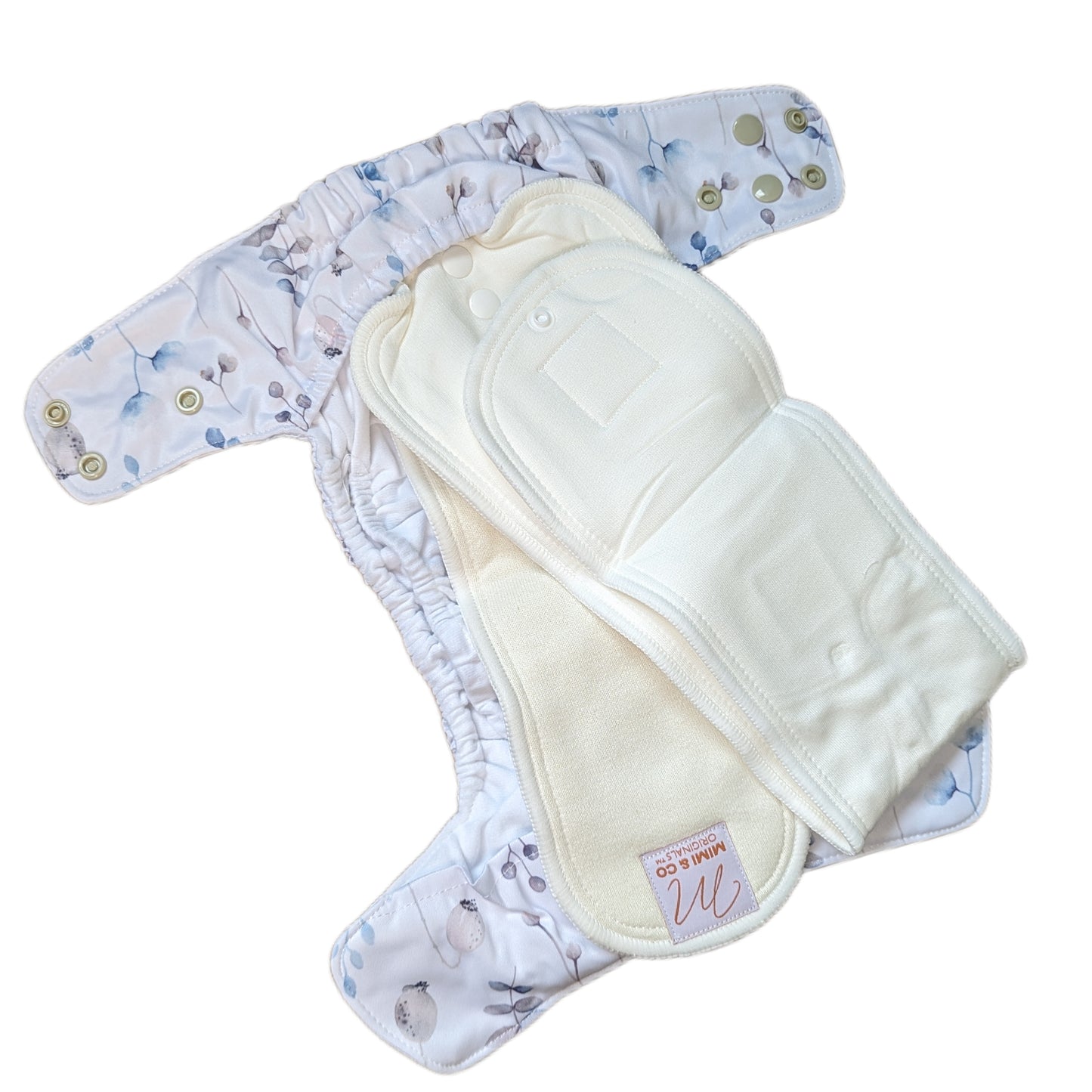 Mimi & Co Originals 1.0 All in Two Pocket Nappy Boho Dots-All in Two Nappy-Mimi & Co-The Nappy Market