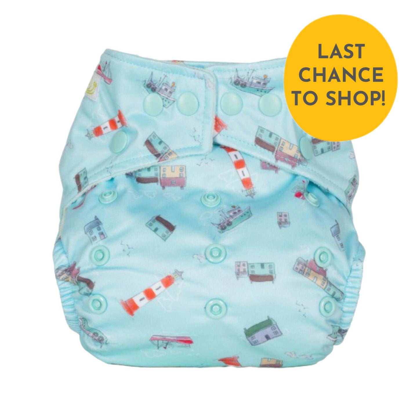 Baba + Boo One Size Pocket Nappy-Pocket Nappy-Baba + Boo-Harbour-The Nappy Market