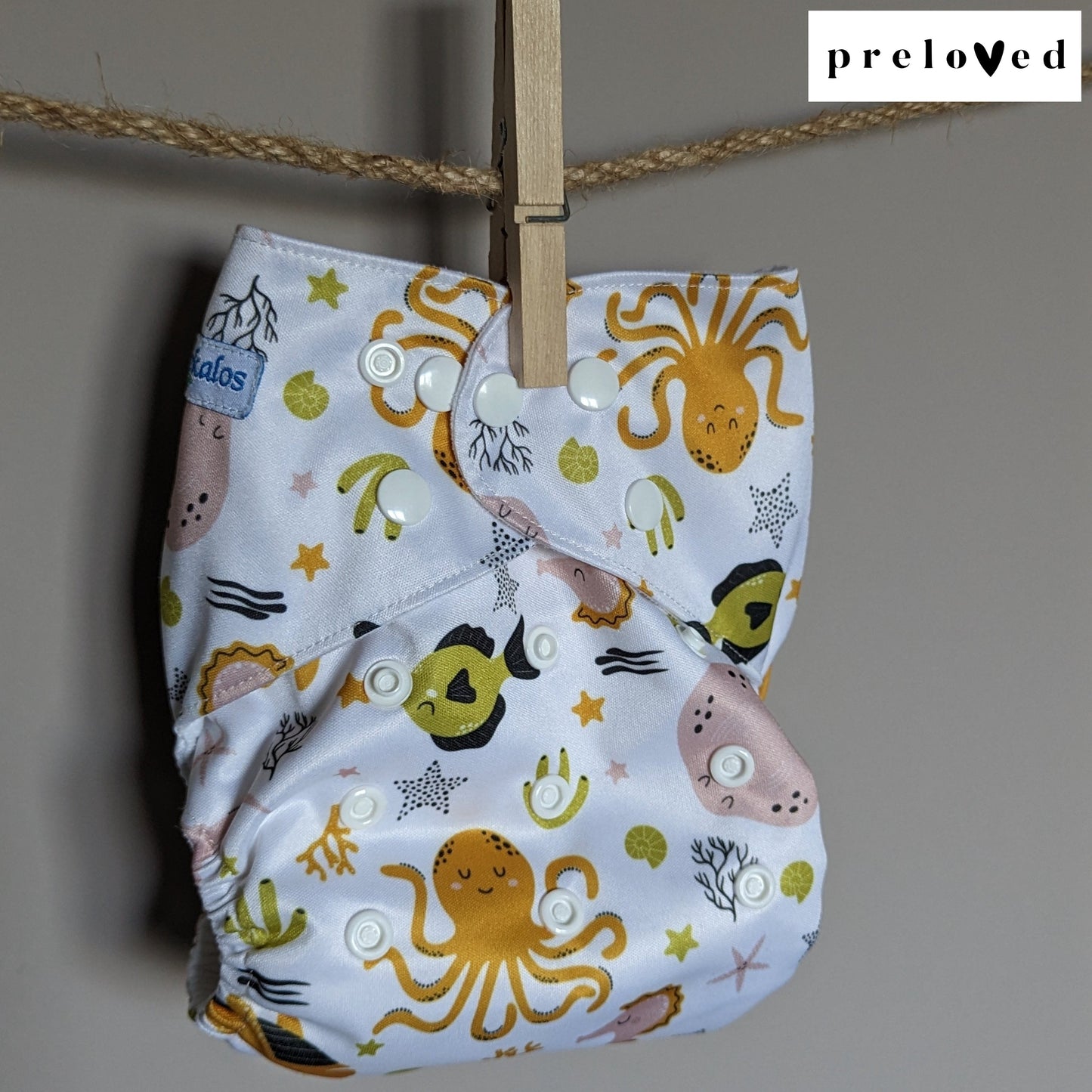 Leekos Pocket Nappies-Pocket Nappy-Leekos-Octopus-The Nappy Market