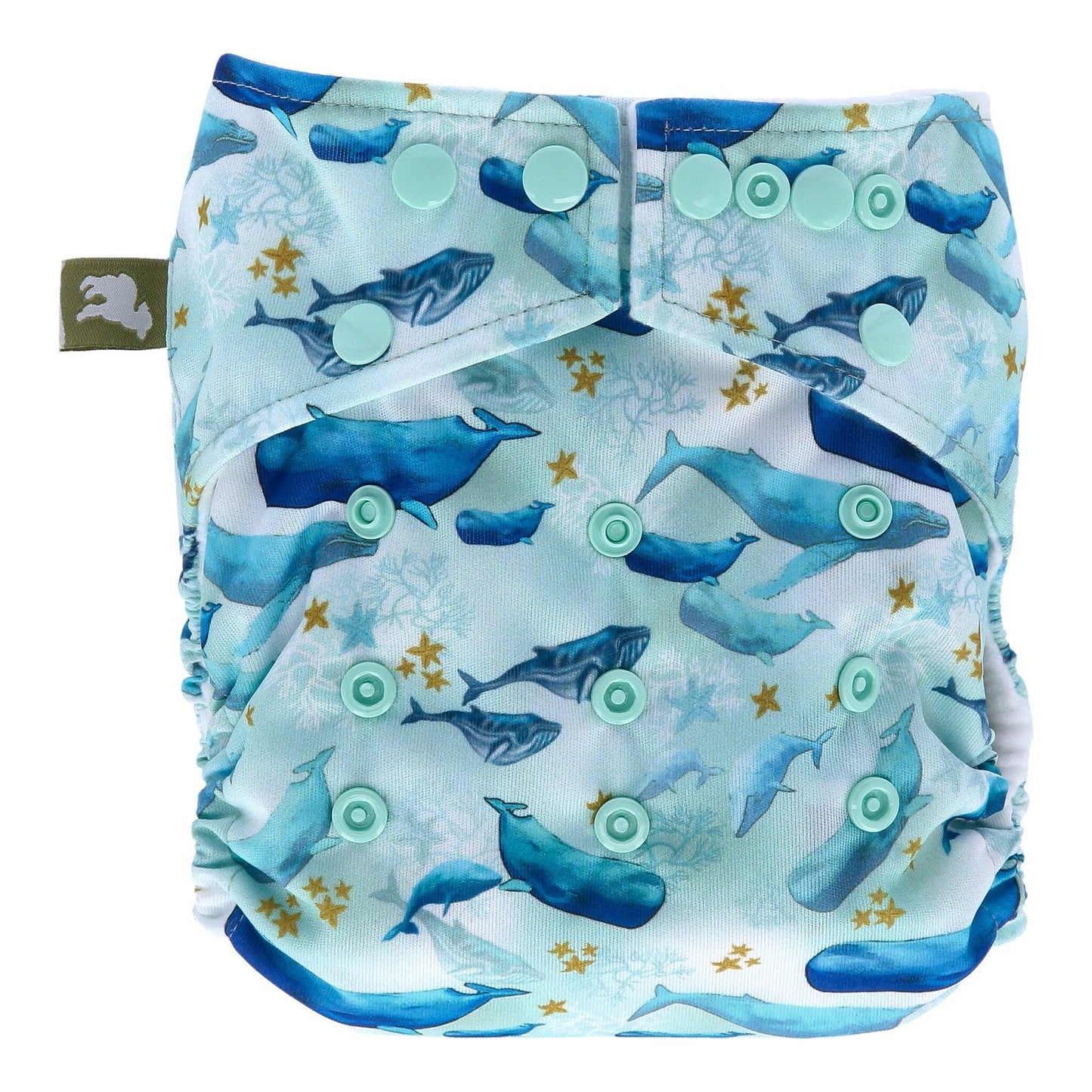 Little Lamb ONE SIZE Pocket Nappy-Pocket Nappy-Little Lamb-Under the Sea-The Nappy Market