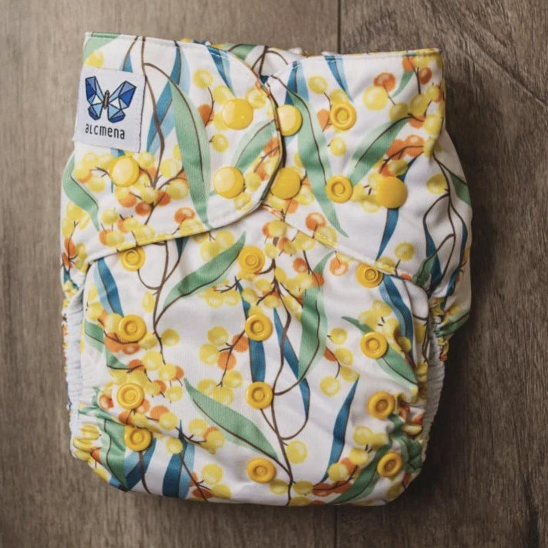 Alcmena V1.5 Snap in Pocket Nappy-Snap in with Pocket-Monarch-Wattling Along-The Nappy Market