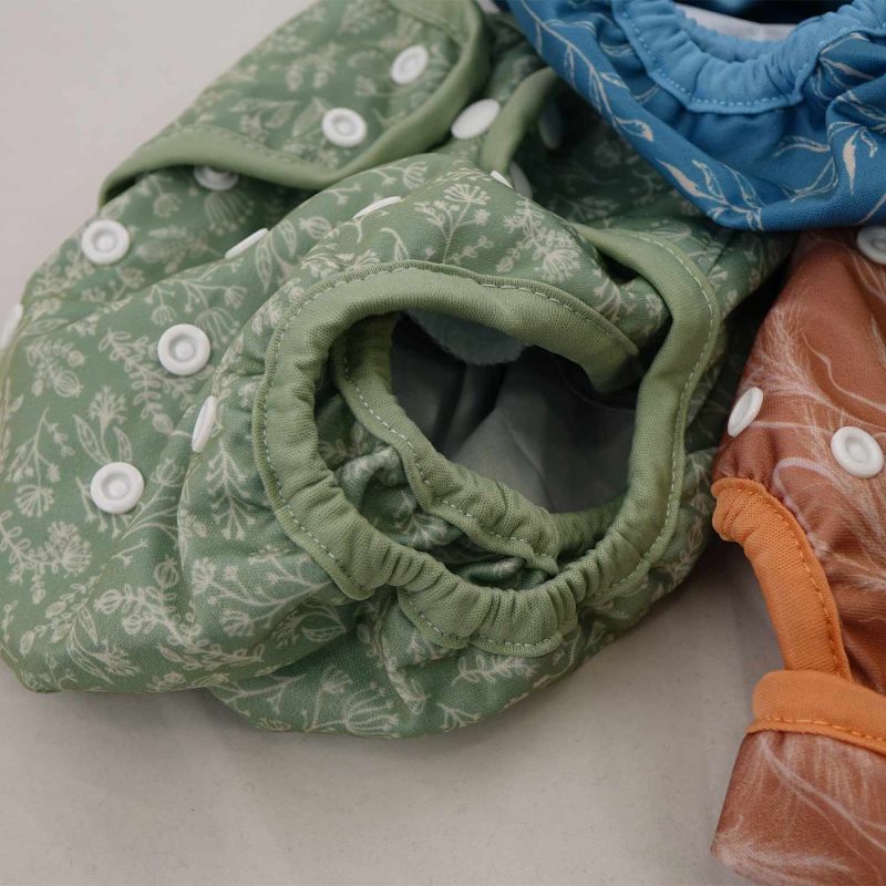 Avo + Cado Explorer Nappy Cover-Wrap-Avo + Cado-Leaves-The Nappy Market